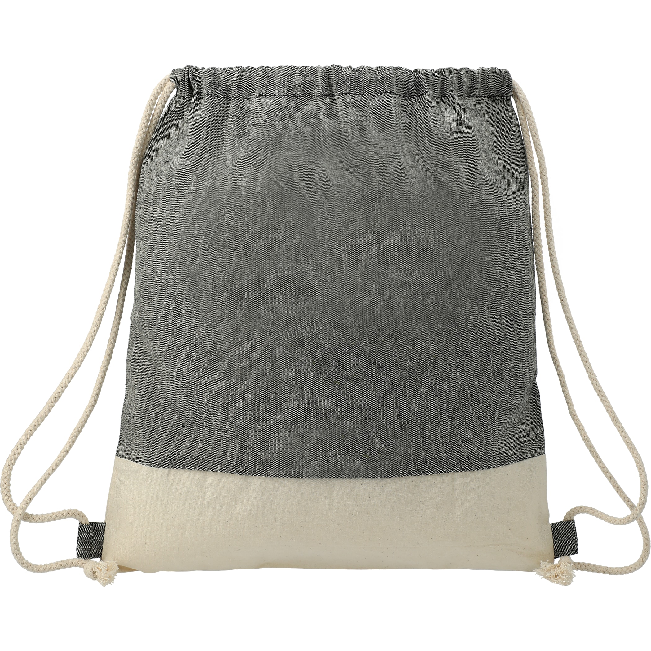 Picture of Split Recycled Cotton Drawstring Bag