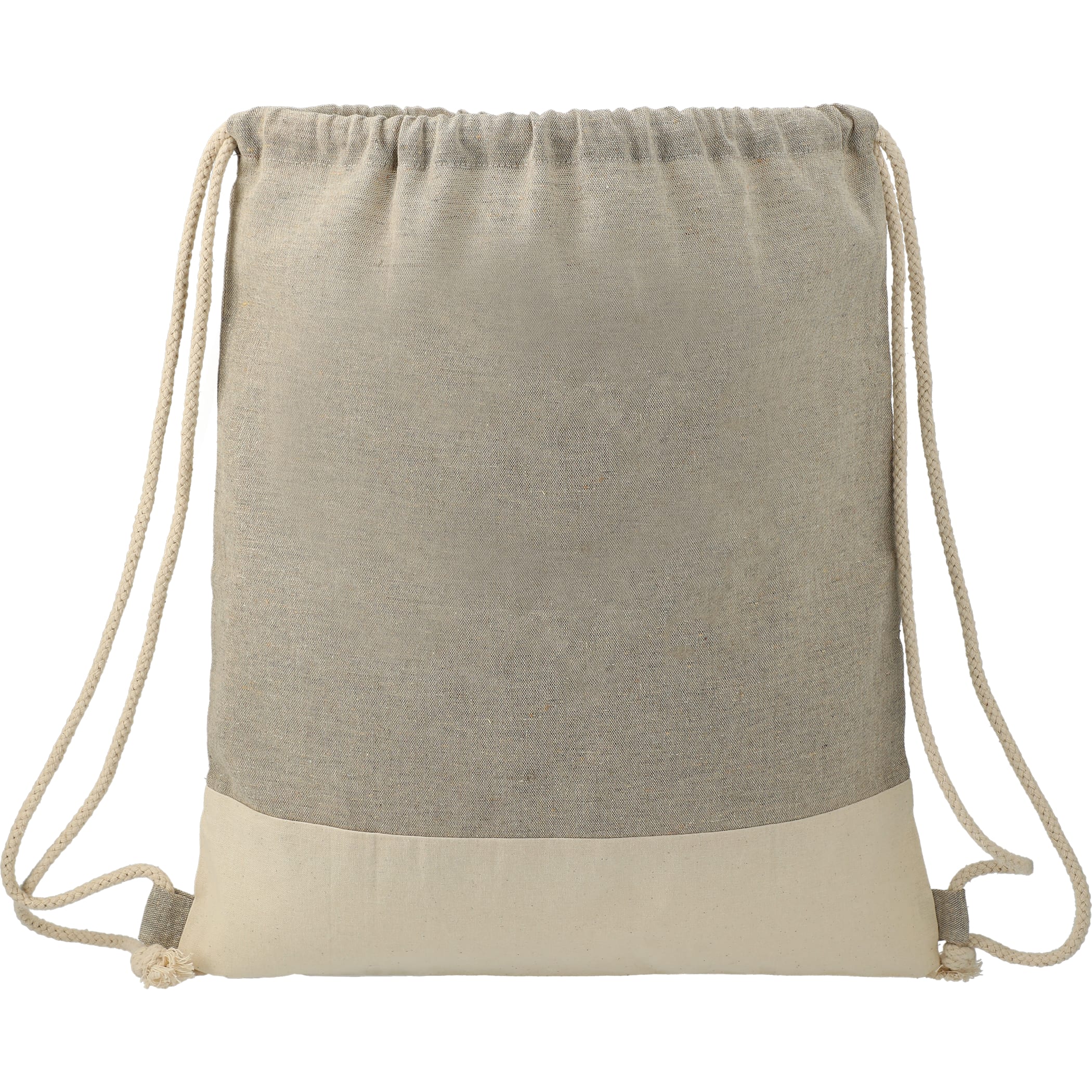 Picture of Split Recycled Cotton Drawstring Bag