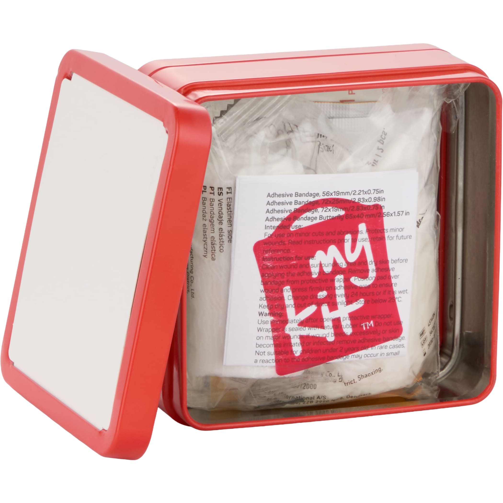 Picture of 30-Piece First Aid Kit with Tin Case