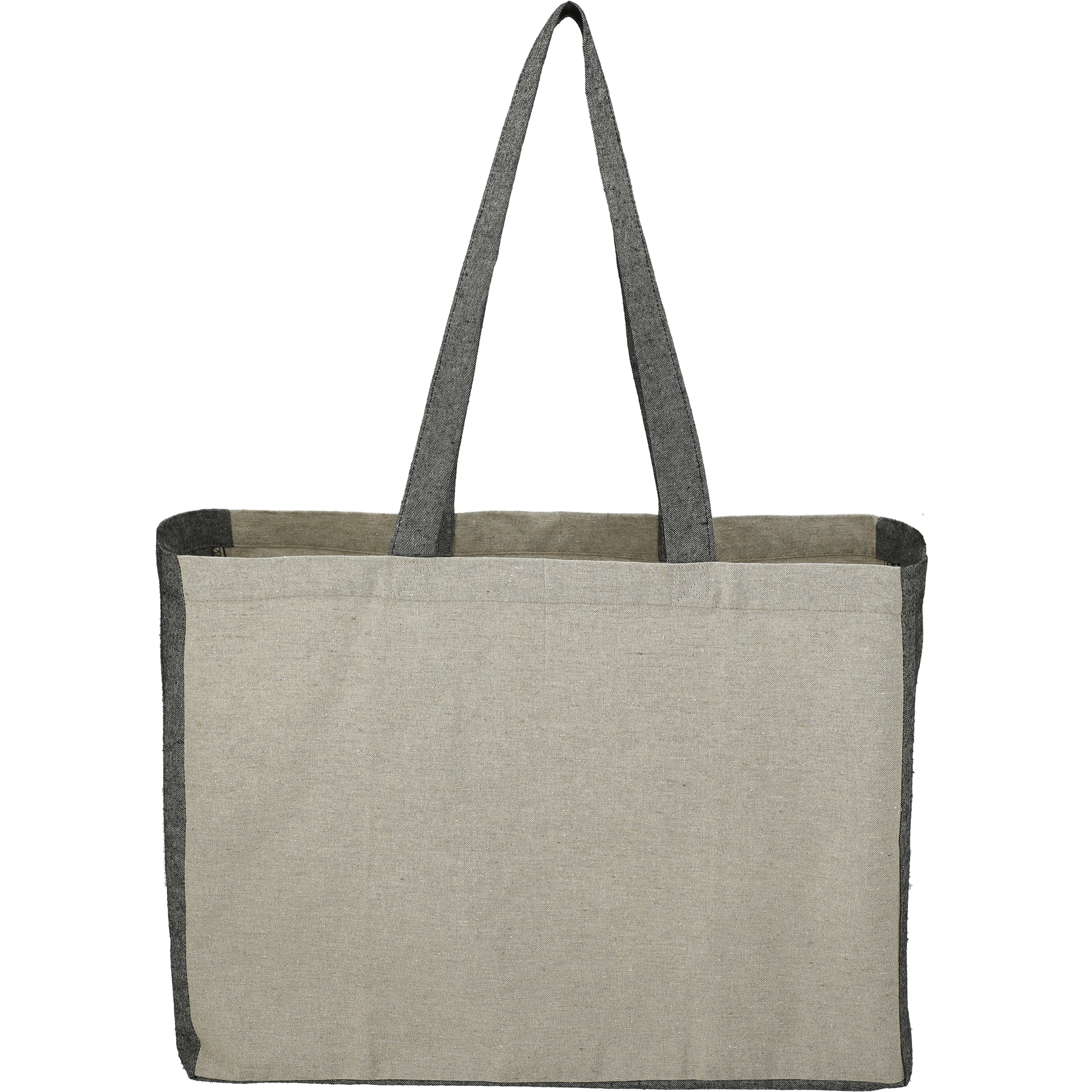Picture of Recycled Cotton Contrast Side Shopper Tote