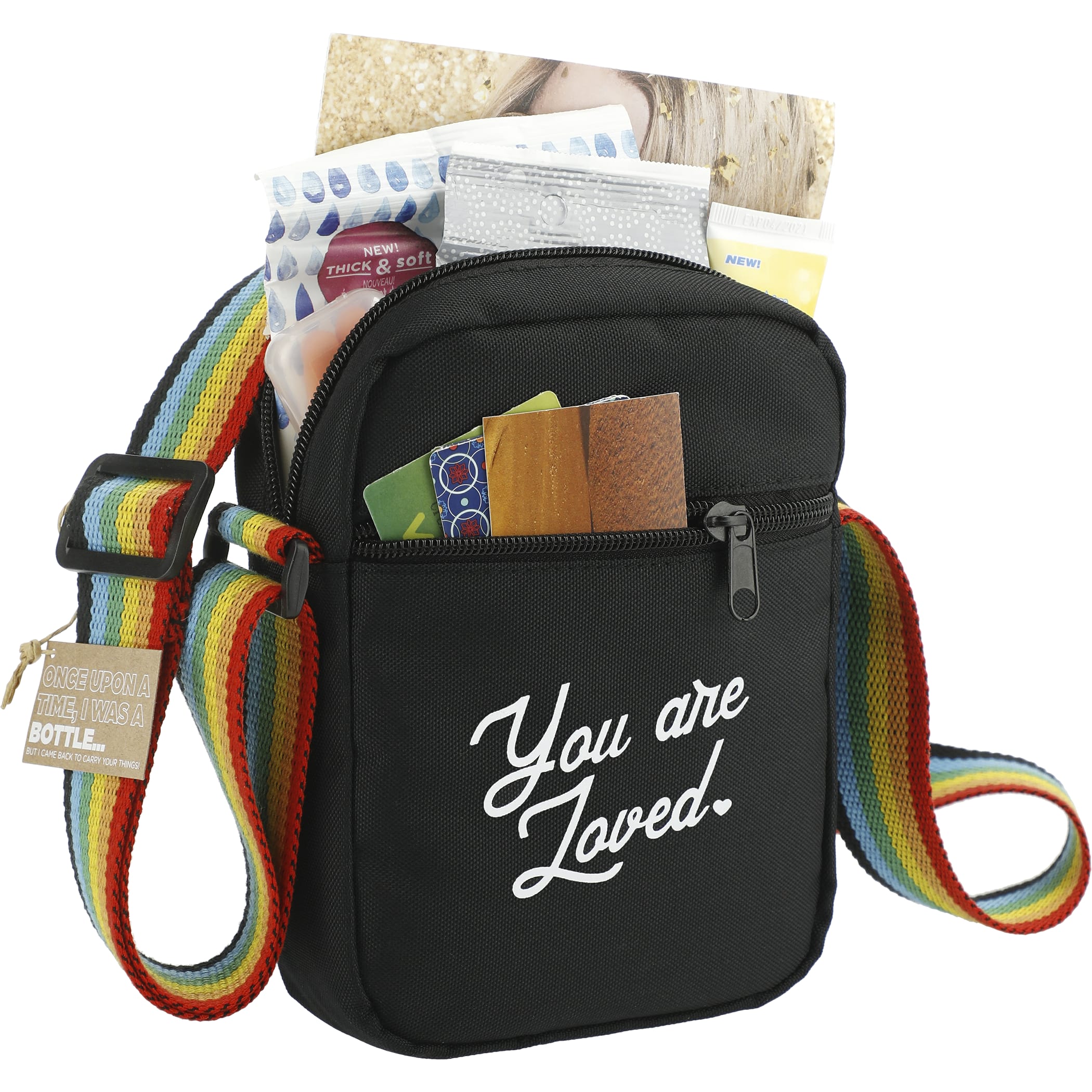 Picture of Rainbow rPET Crossbody Tote