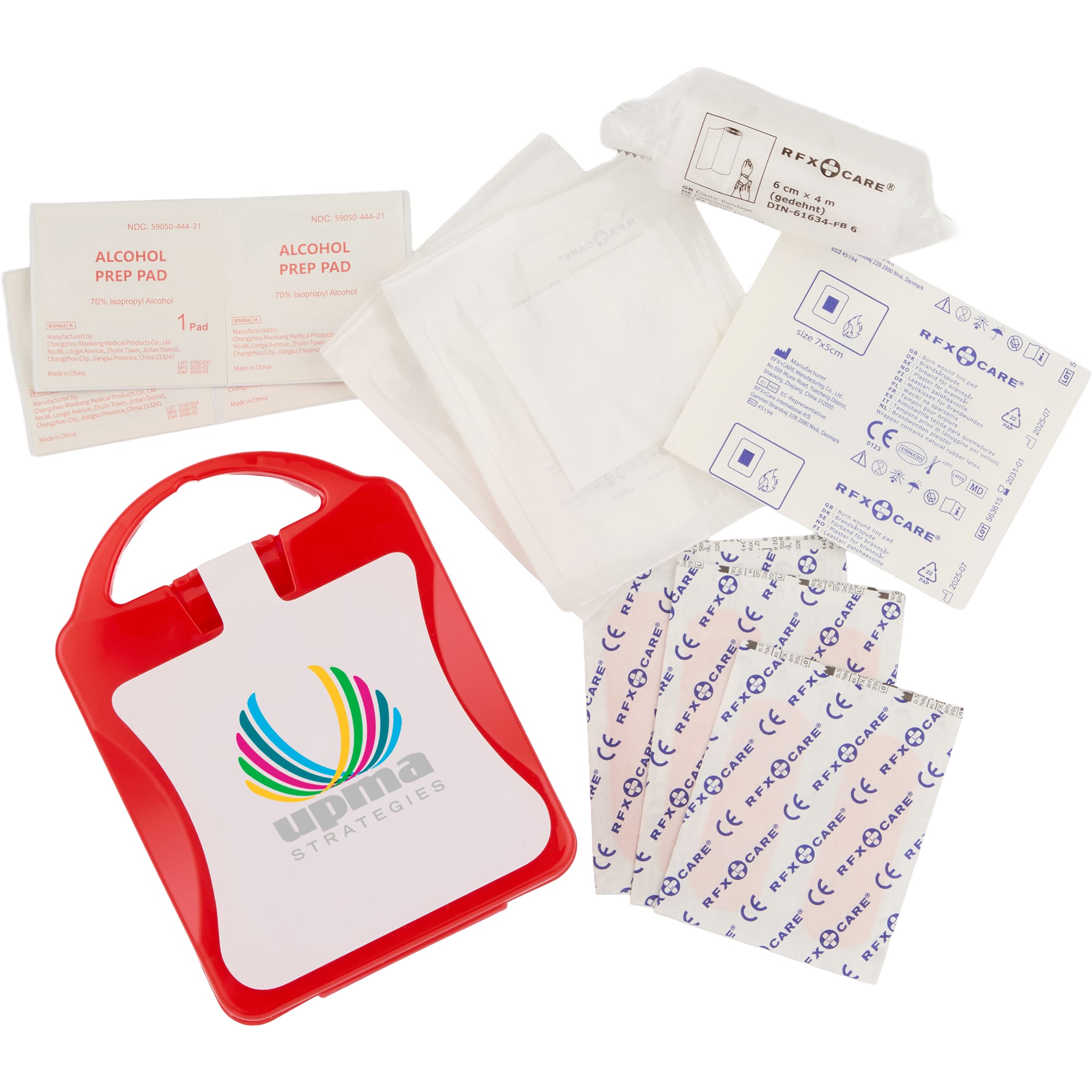 Picture of 21-Piece First Aid Kit with Recycled Case