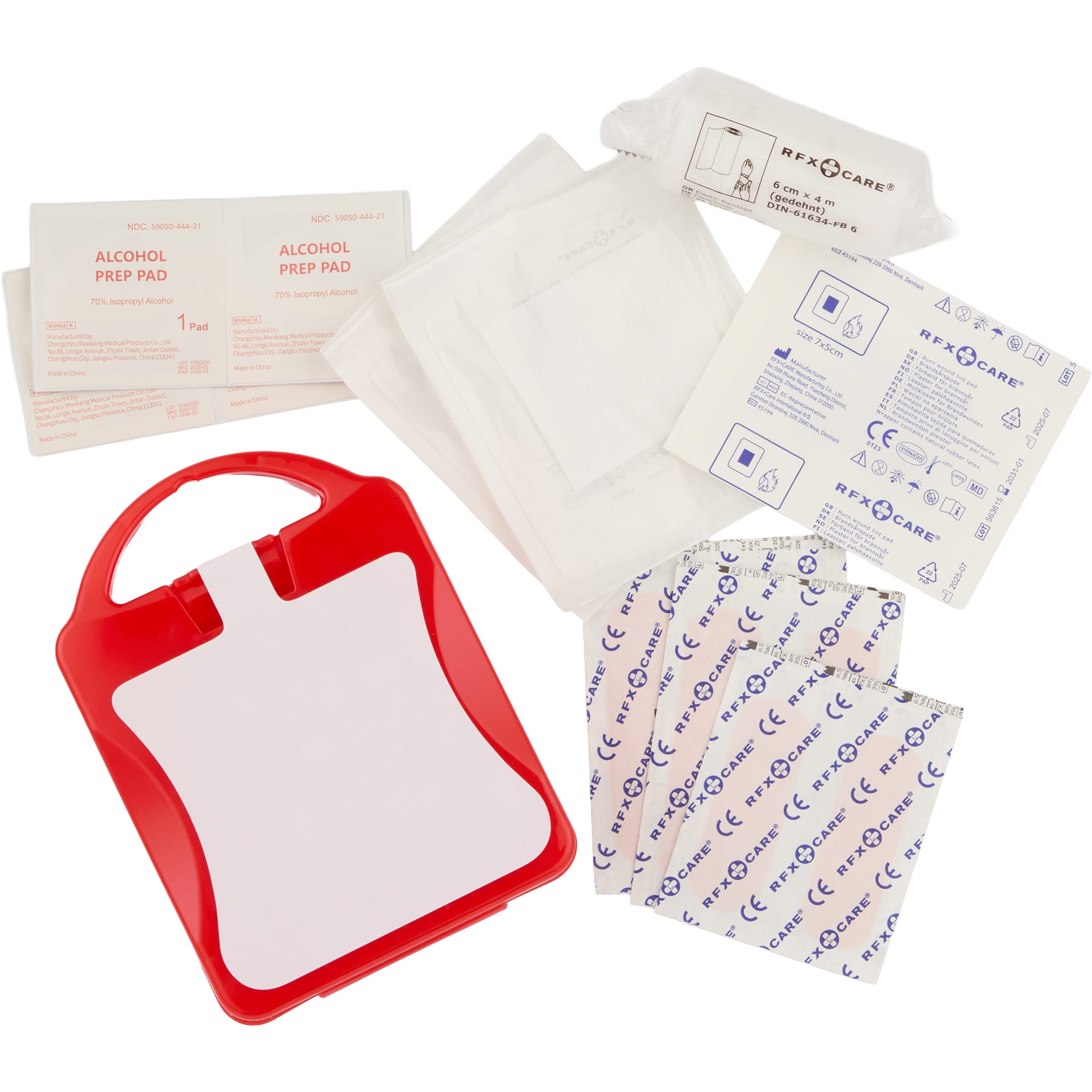 Picture of 21-Piece First Aid Kit with Recycled Case