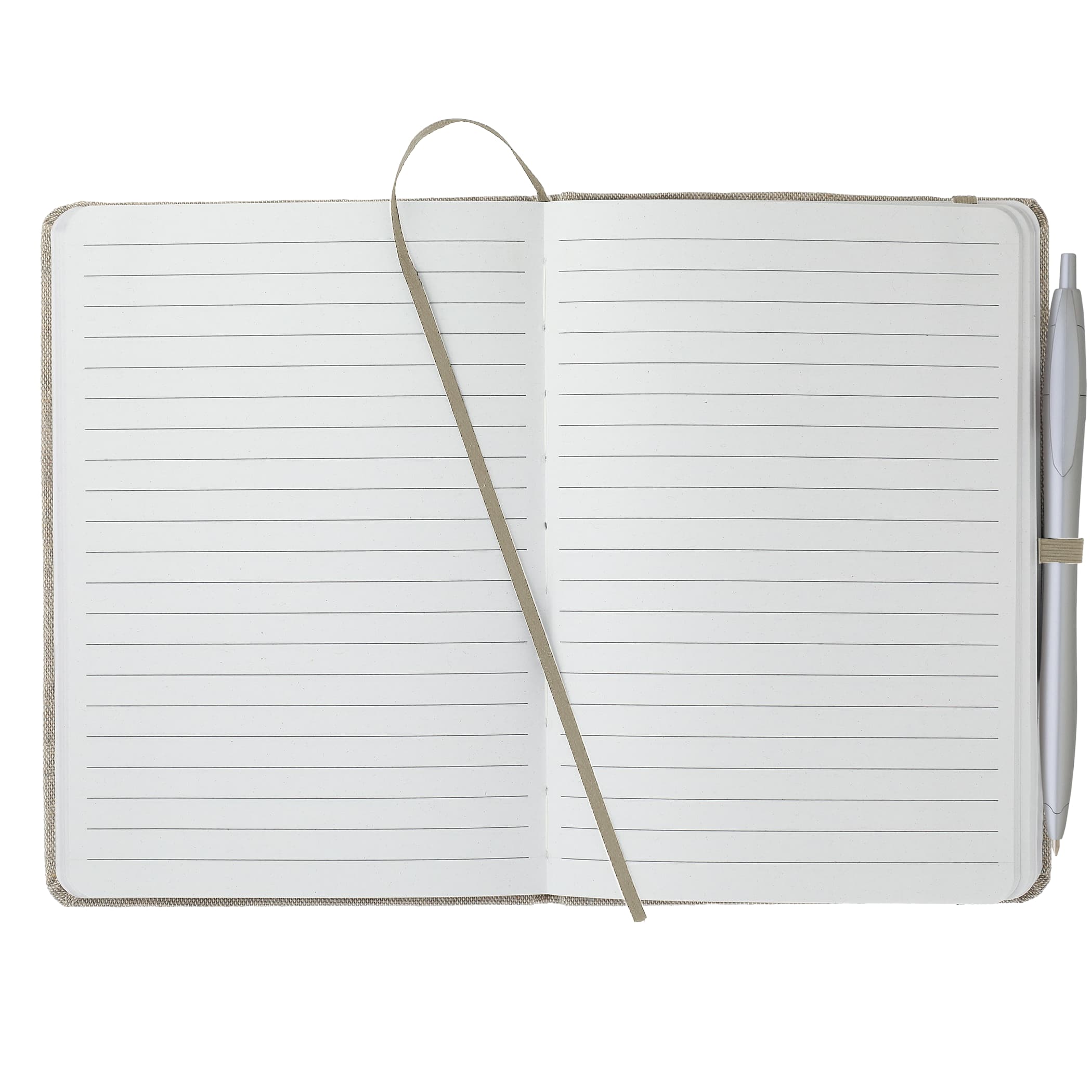 Picture of 5'' x 7'' FSC® Recycled Cotton Bound Notebook