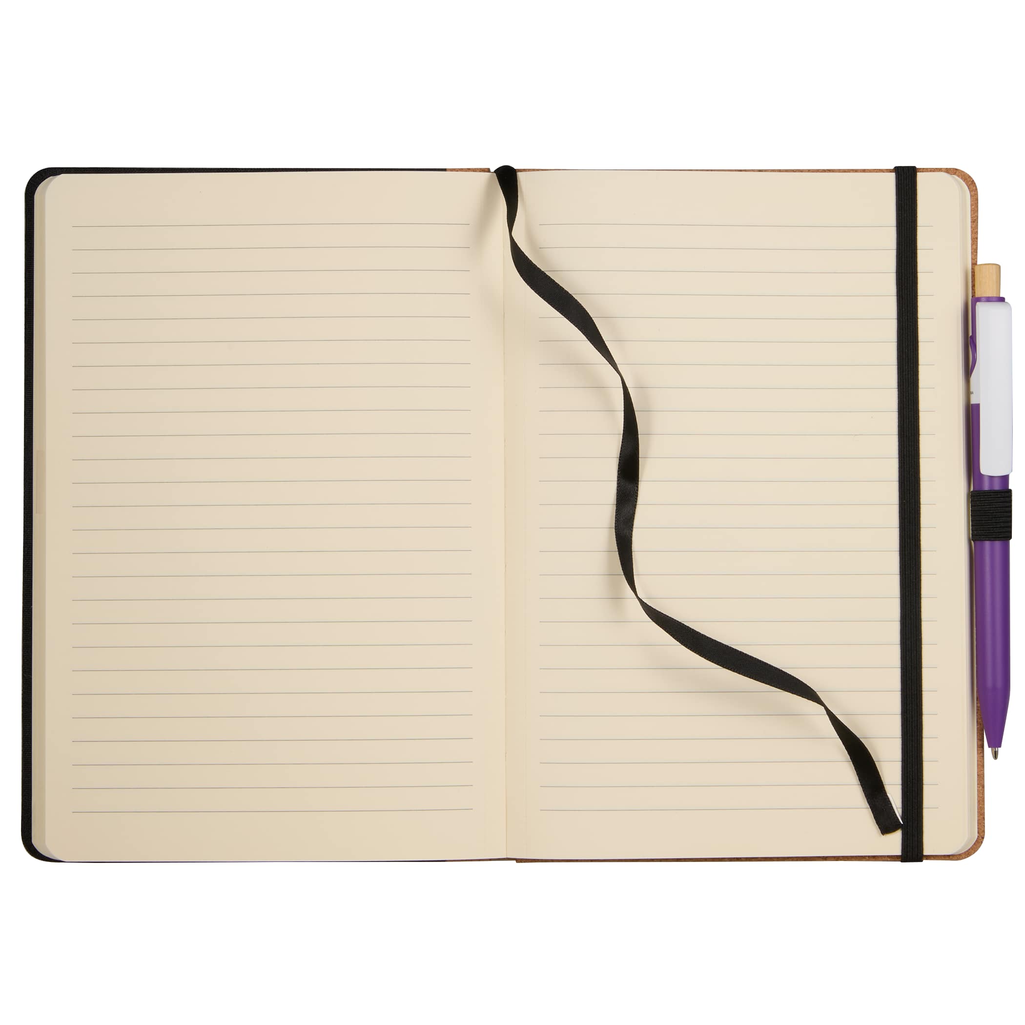 Picture of 5.5'' x 8.5'' Recycled PET and Cork Bound Journal