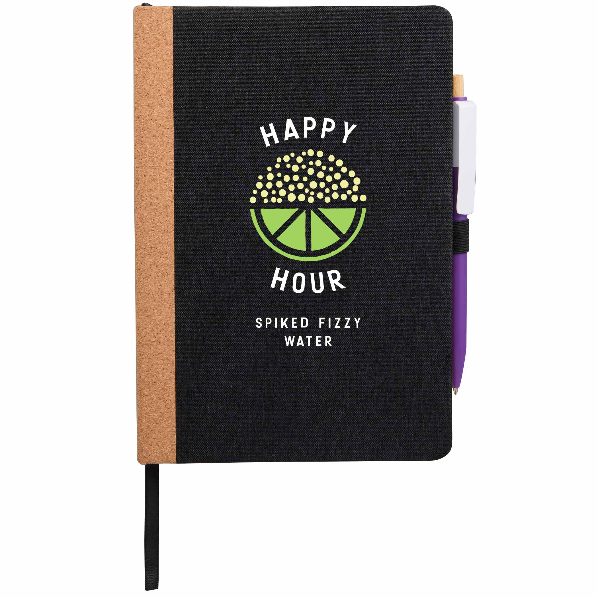 Picture of 5.5'' x 8.5'' Recycled PET and Cork Bound Journal
