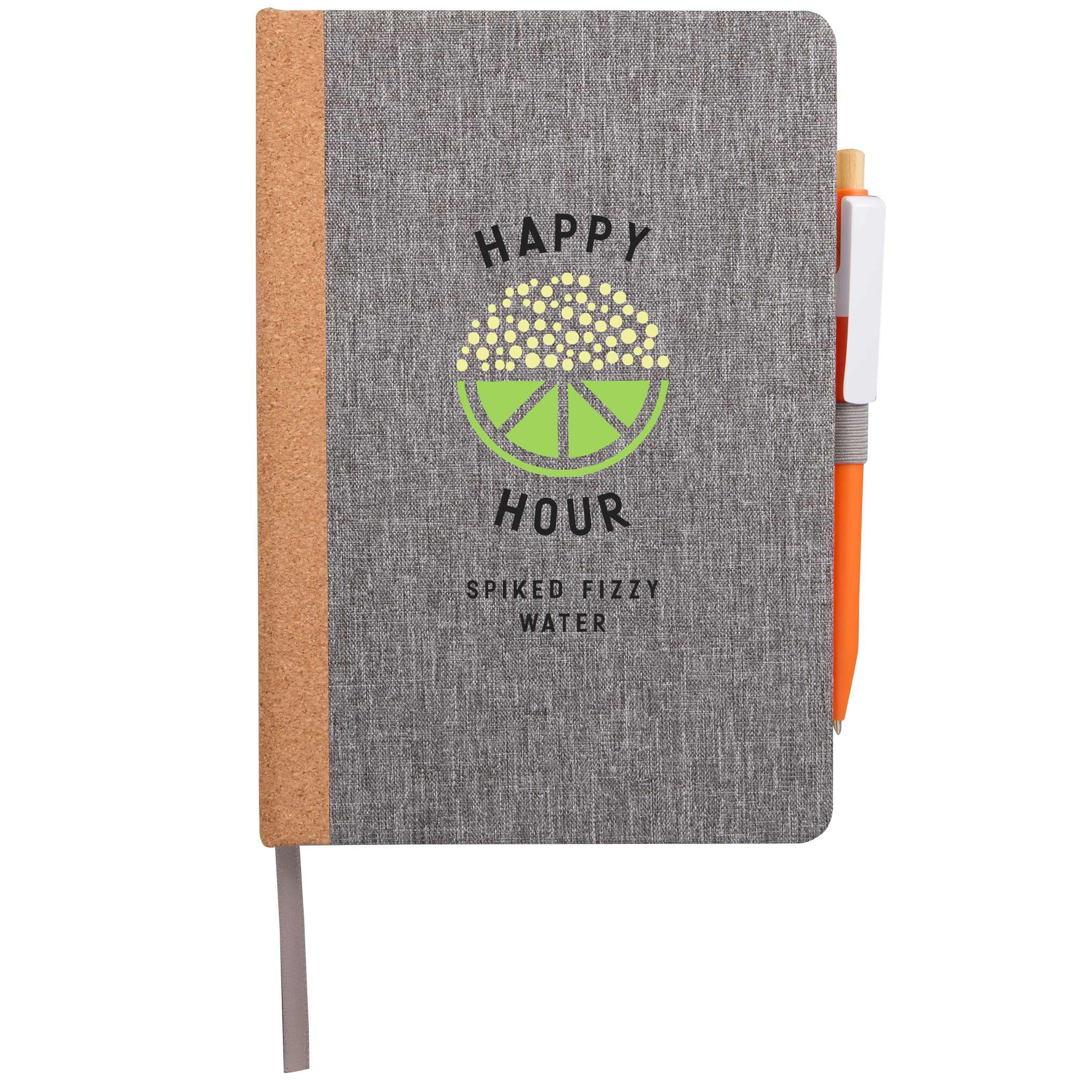 Picture of 5.5'' x 8.5'' Recycled PET and Cork Bound Journal