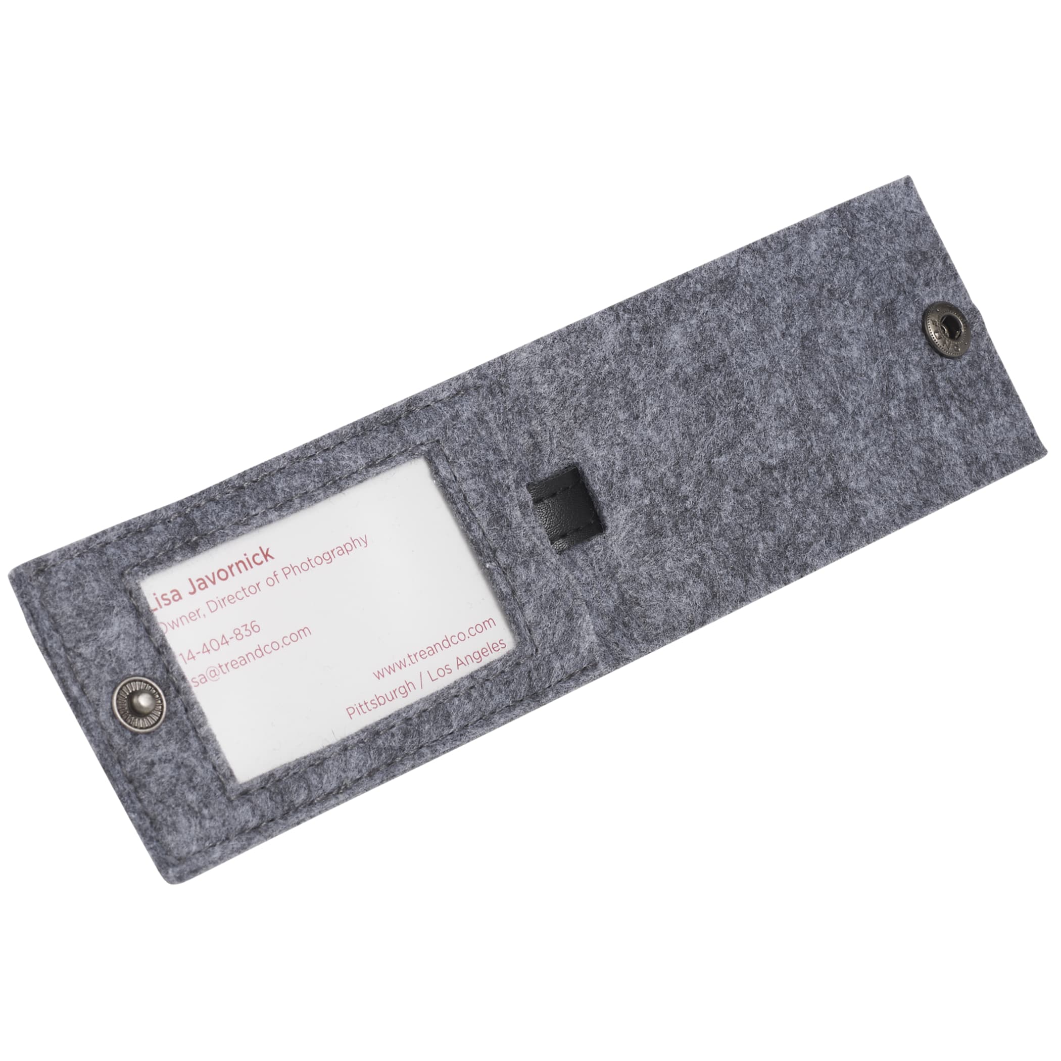 Picture of THE GOODS™ Recycled Felt Luggage Tag