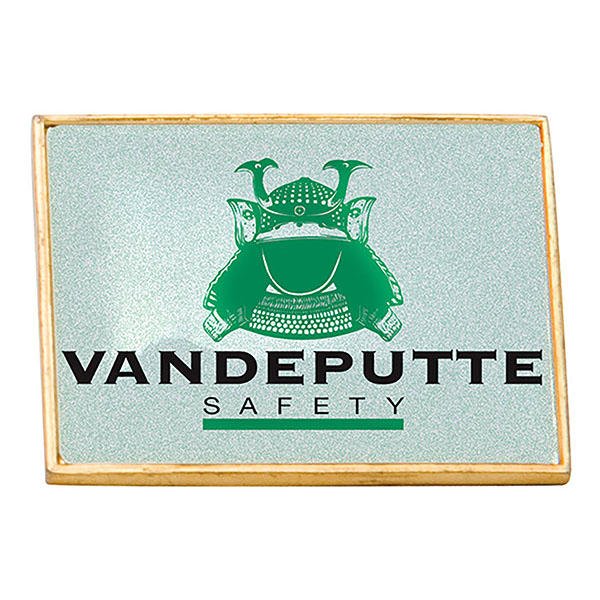 Picture of Domed Lapel Pin Rectangle (1"x3/4")