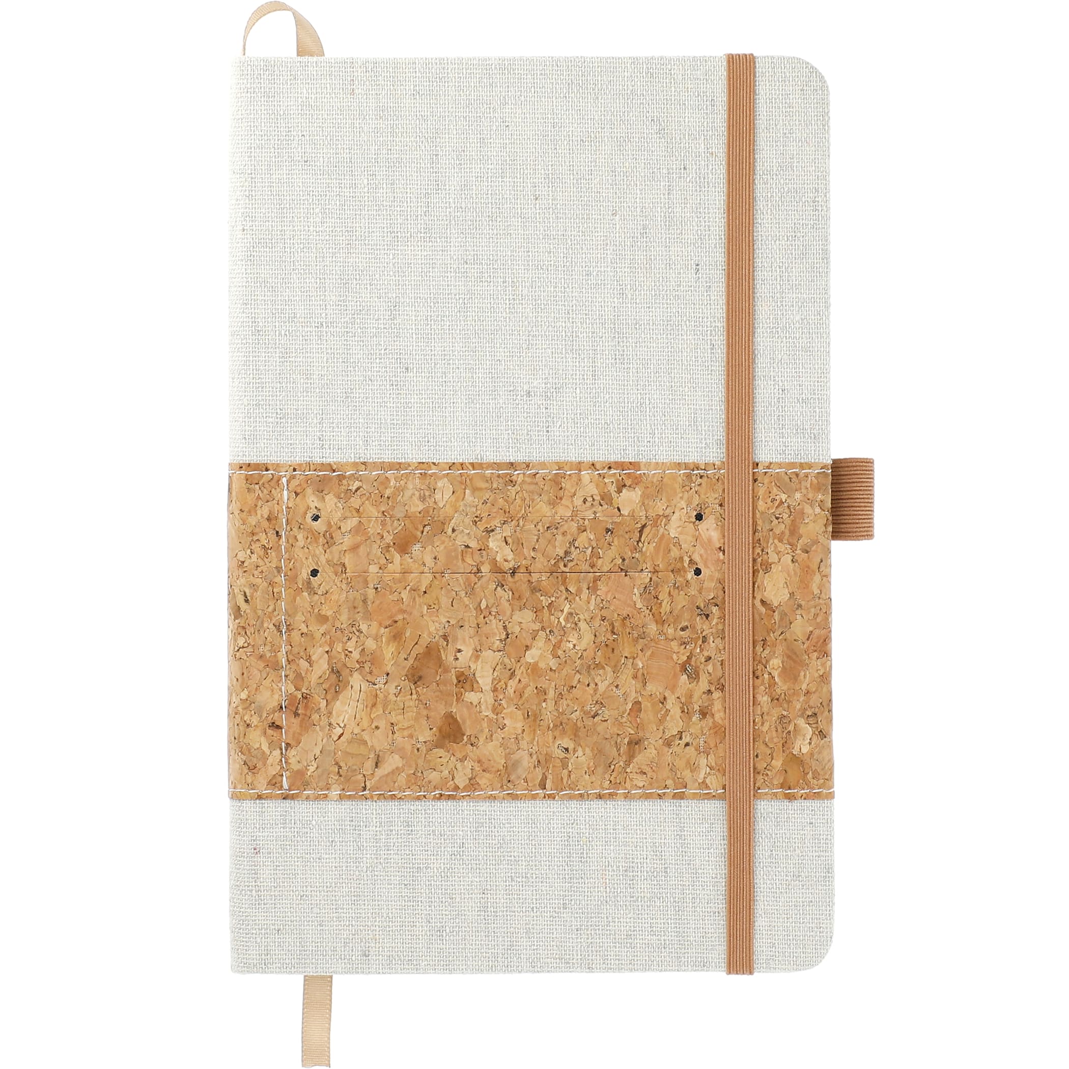Picture of 5.5'' x 8.5'' FSC® Mix Recycled Cotton Cork Notebook
