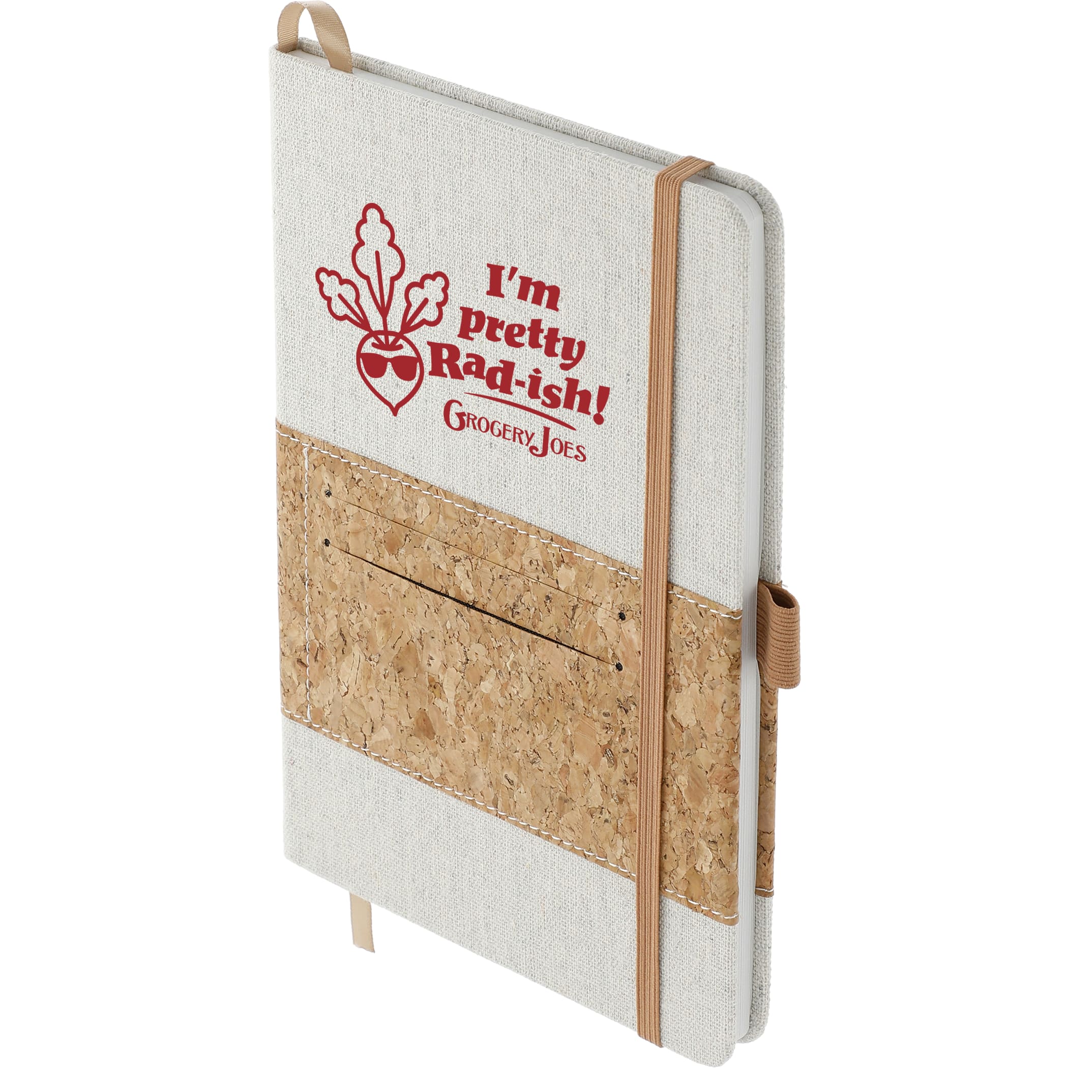 Picture of 5.5'' x 8.5'' FSC® Mix Recycled Cotton Cork Notebook