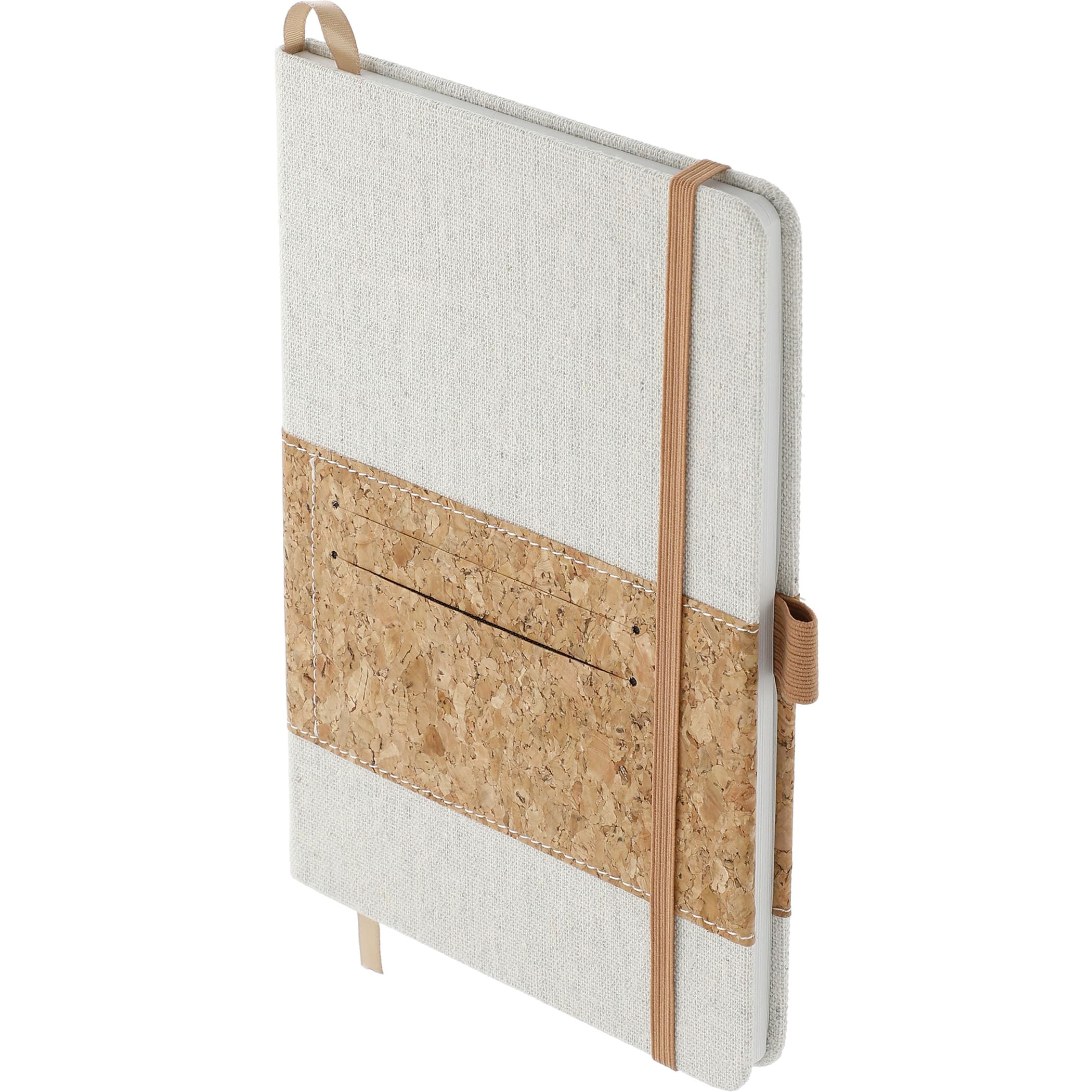 Picture of 5.5'' x 8.5'' FSC® Mix Recycled Cotton Cork Notebook