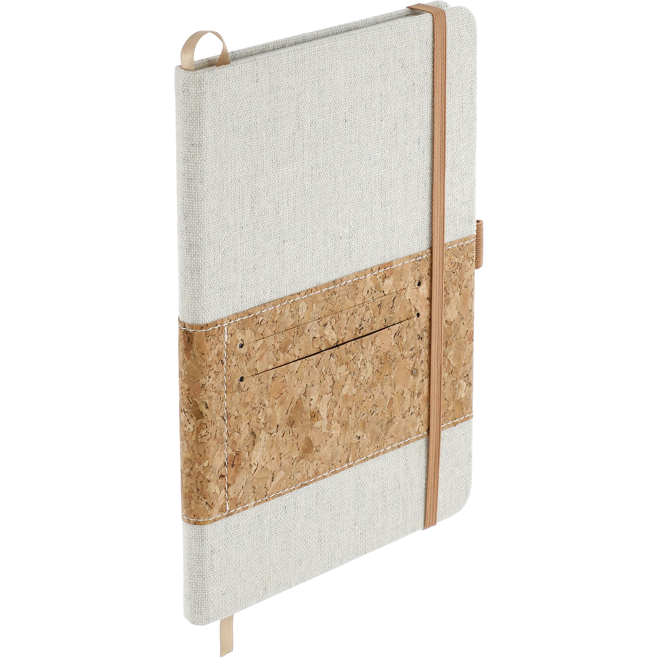 Picture of 5.5'' x 8.5'' FSC® Mix Recycled Cotton Cork Notebook