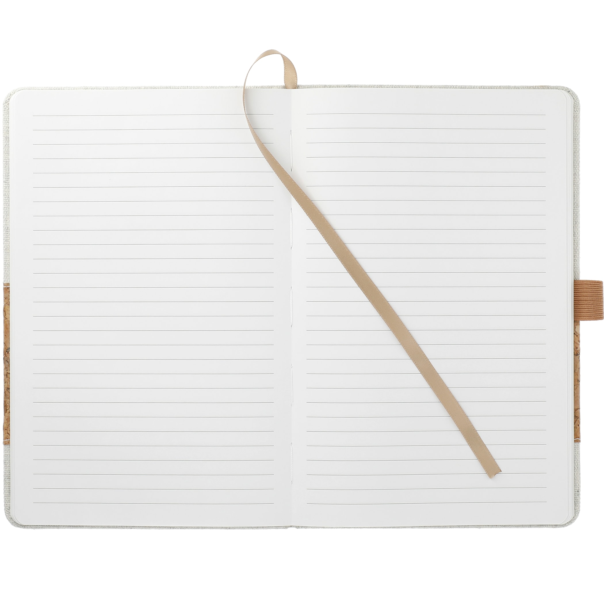 Picture of 5.5'' x 8.5'' FSC® Mix Recycled Cotton Cork Notebook