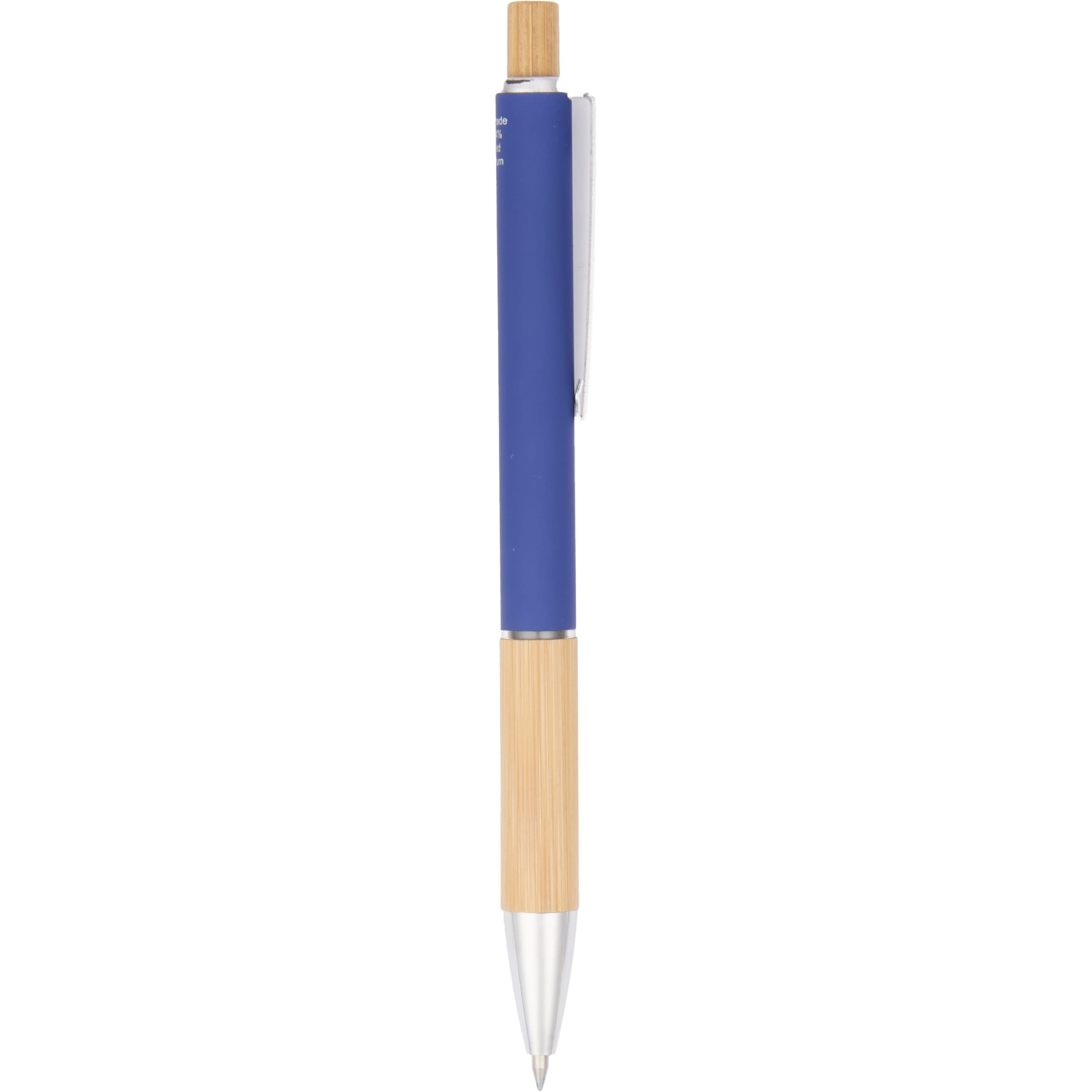 Picture of Bamboo and Recycled Aluminum Soft Touch Ballpoint
