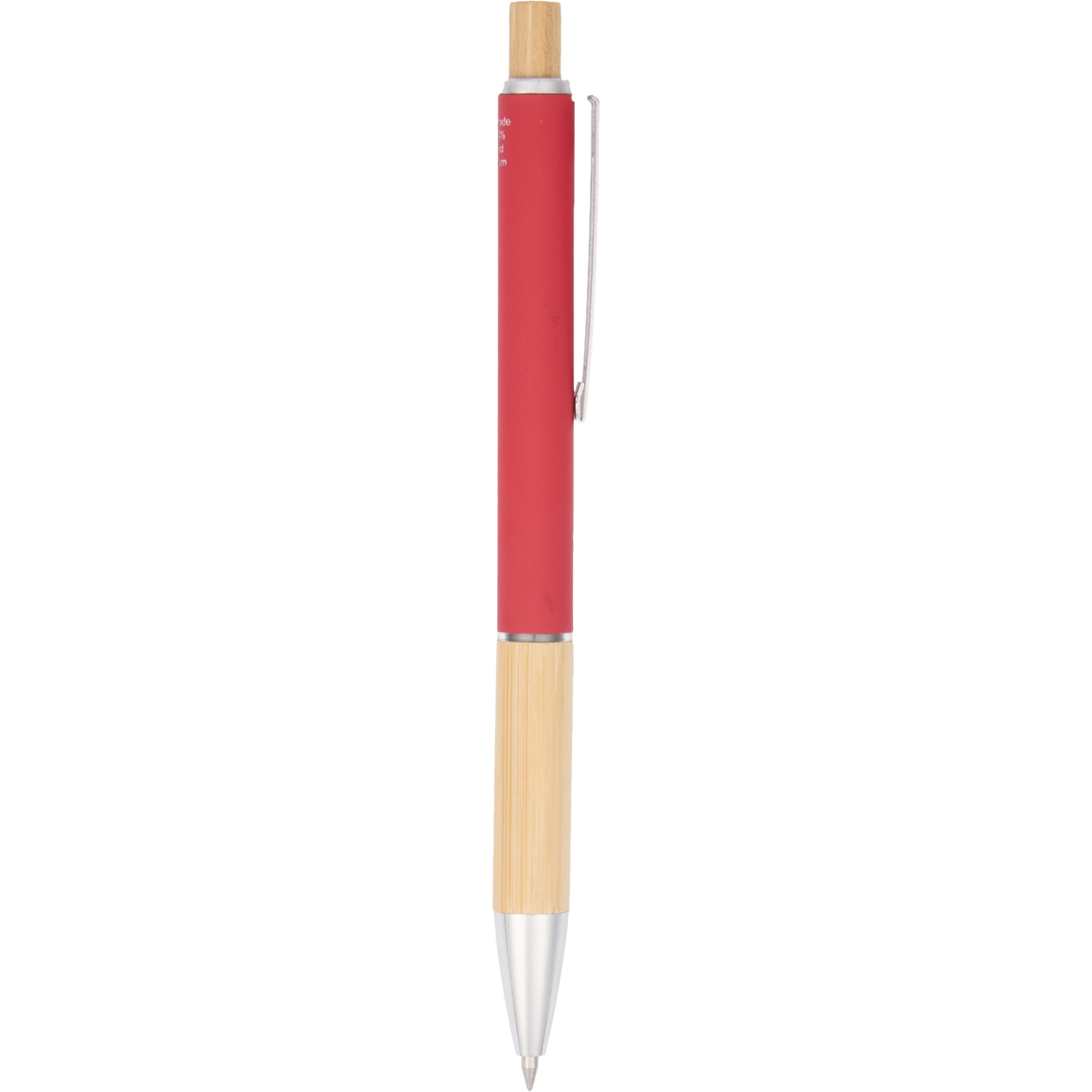 Picture of Bamboo and Recycled Aluminum Soft Touch Ballpoint