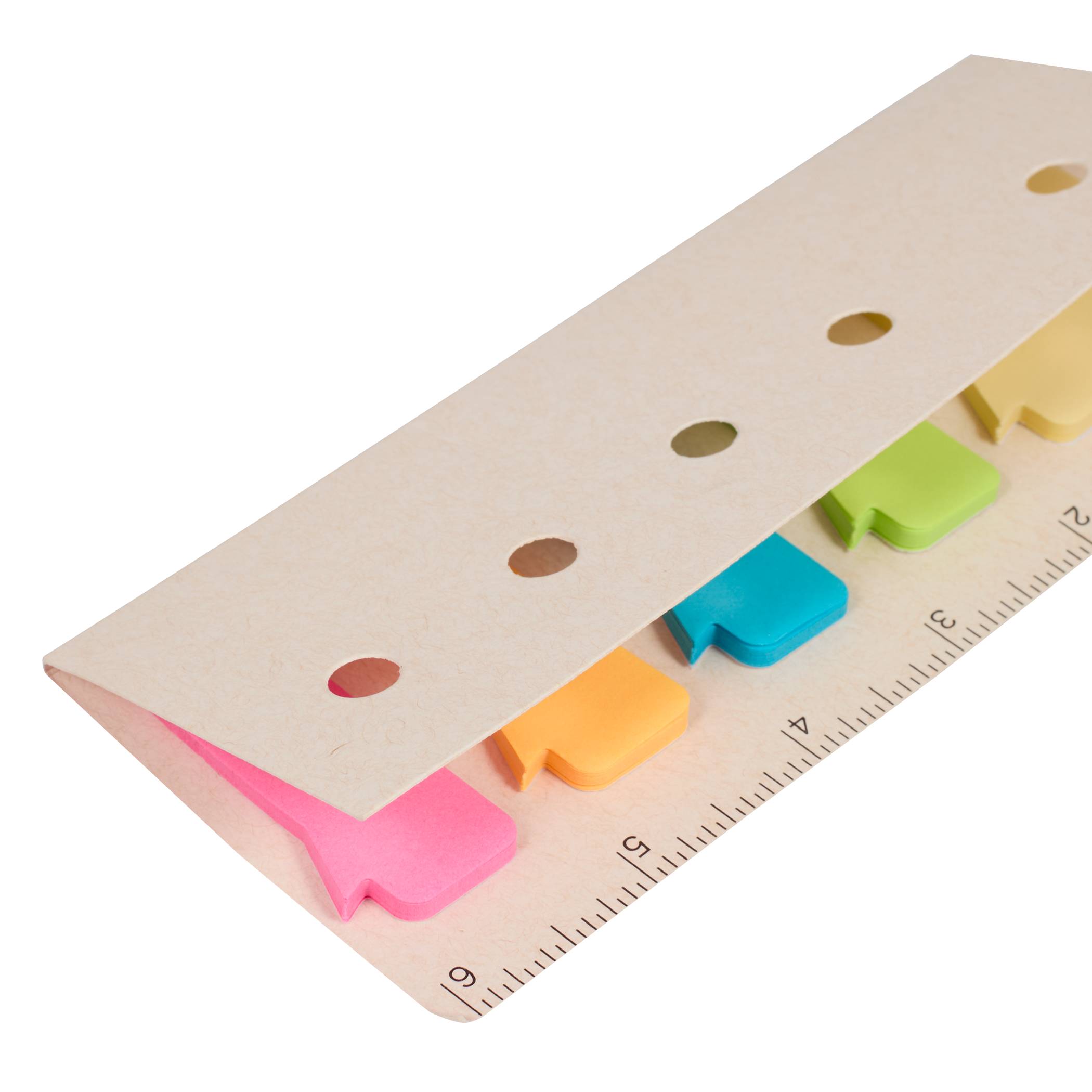 Picture of Recycled Milk Carton Sticky Notes & Ruler Pad