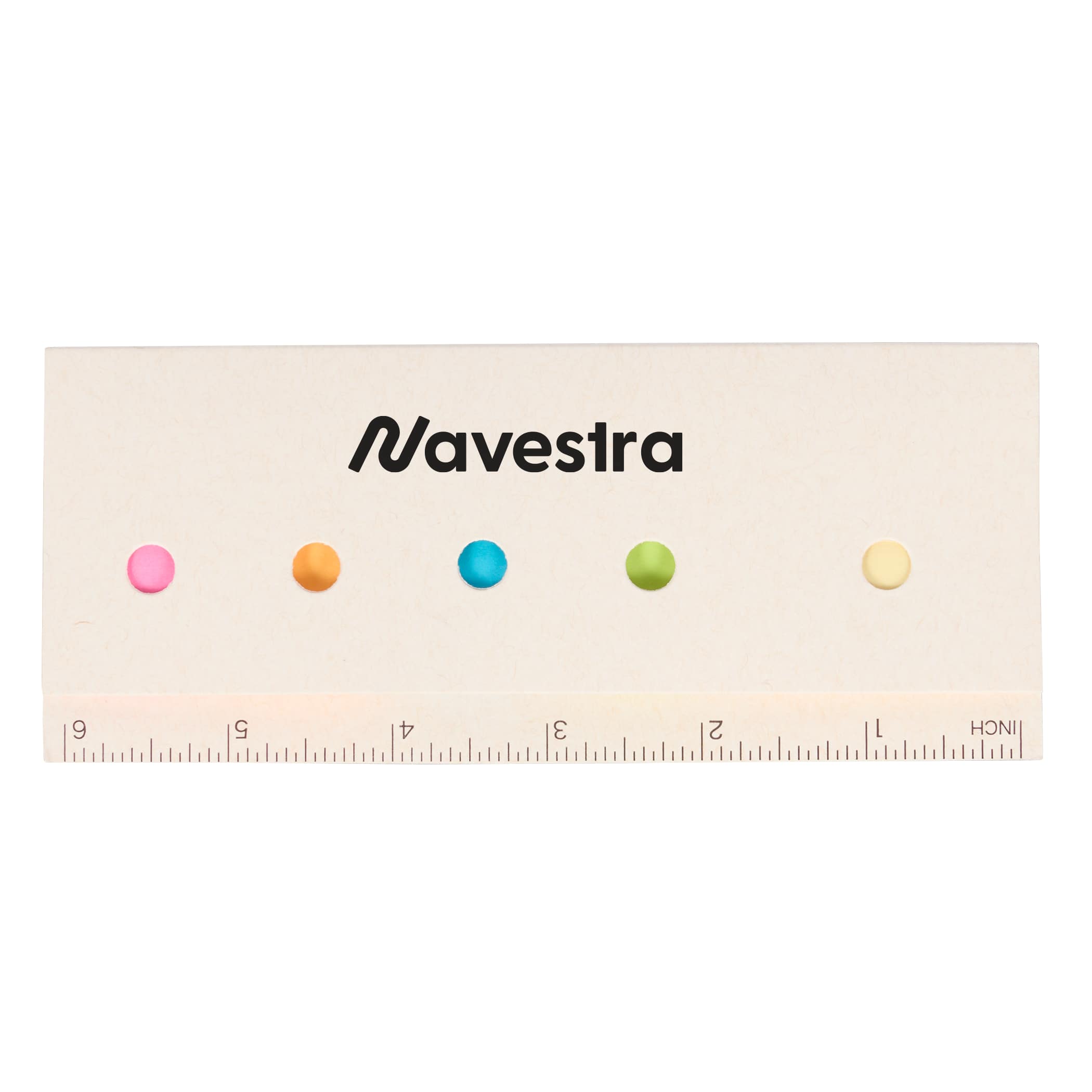 Picture of Recycled Milk Carton Sticky Notes & Ruler Pad