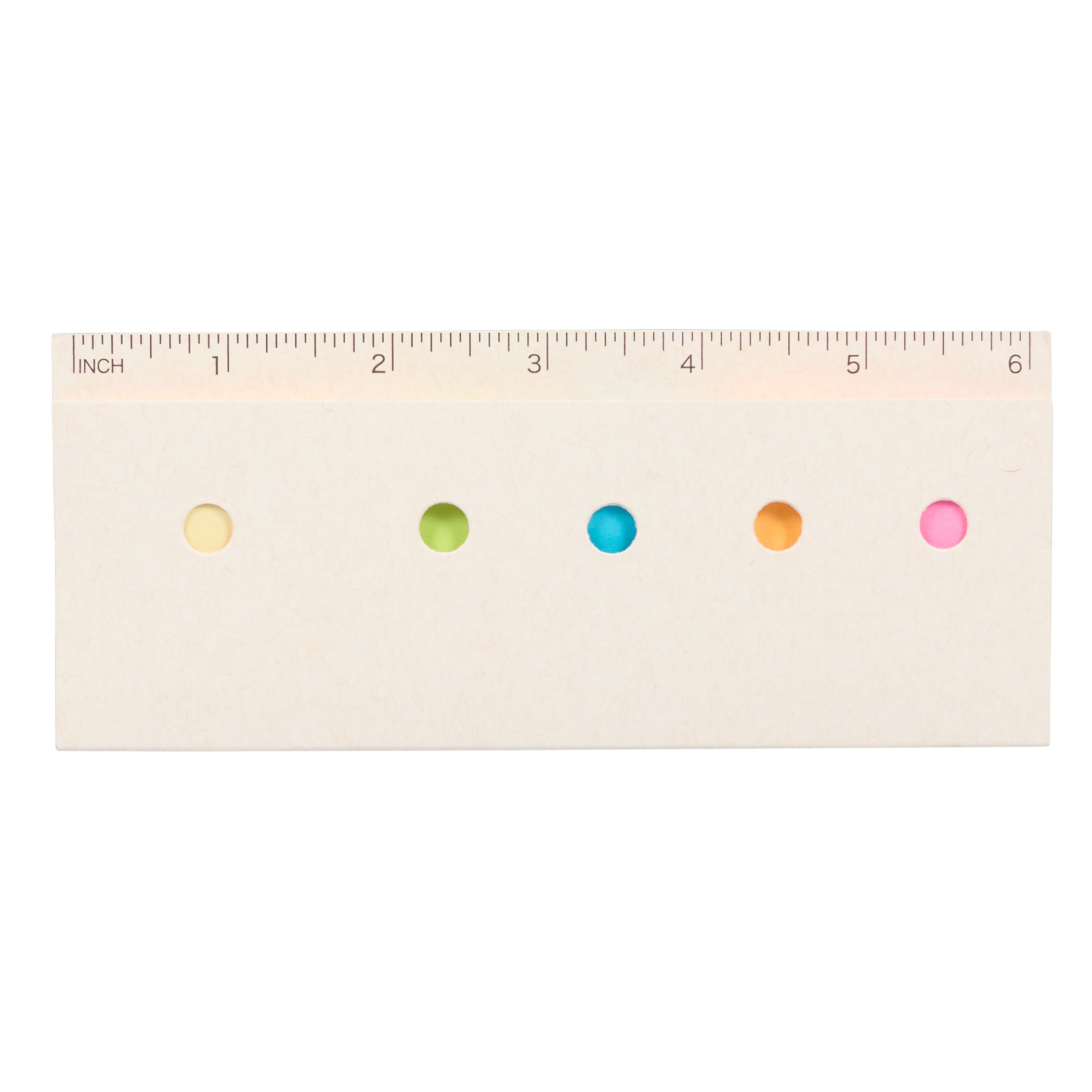 Picture of Recycled Milk Carton Sticky Notes & Ruler Pad