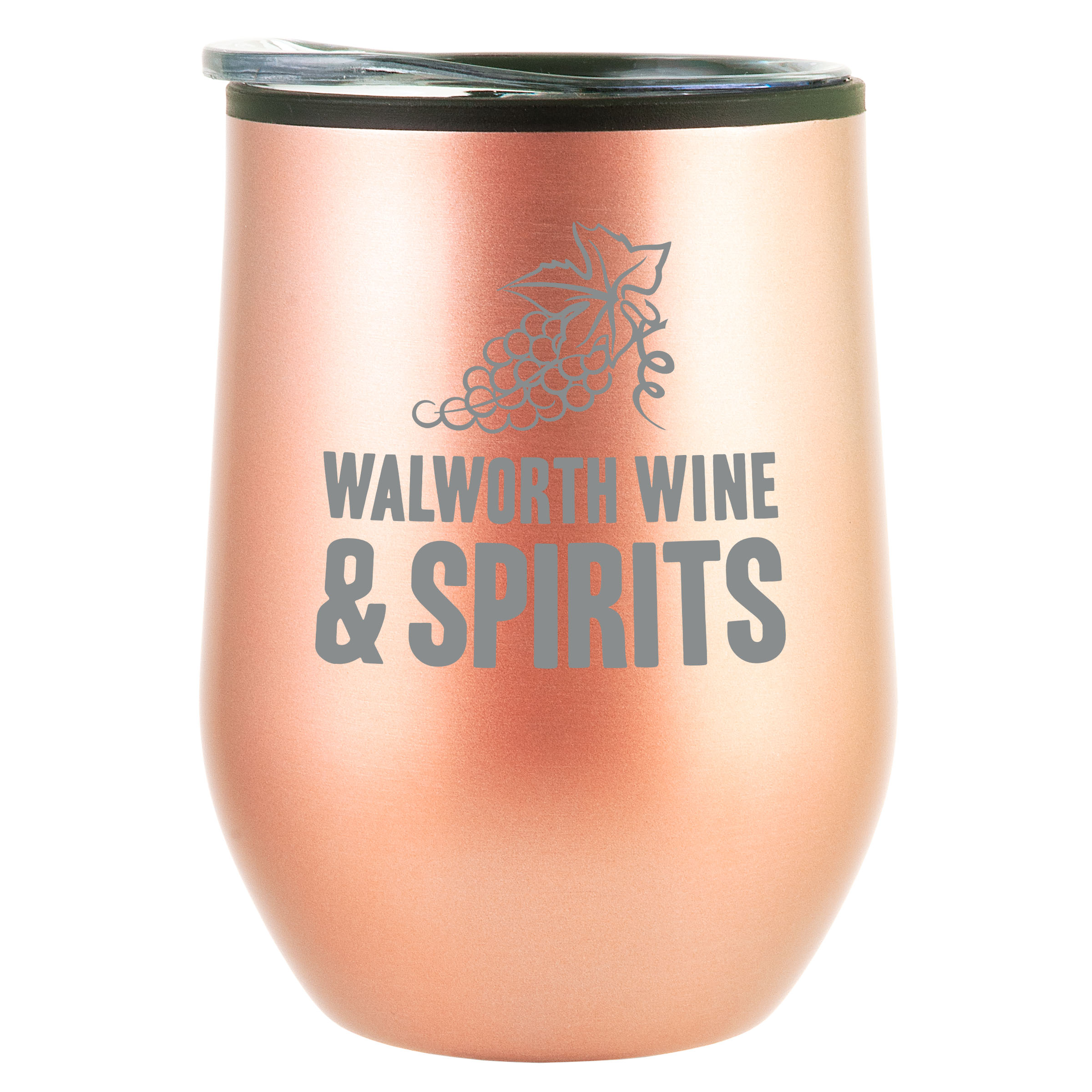 Picture of 12 Oz Bay Mist Stainless Wine Tumbler with Lid