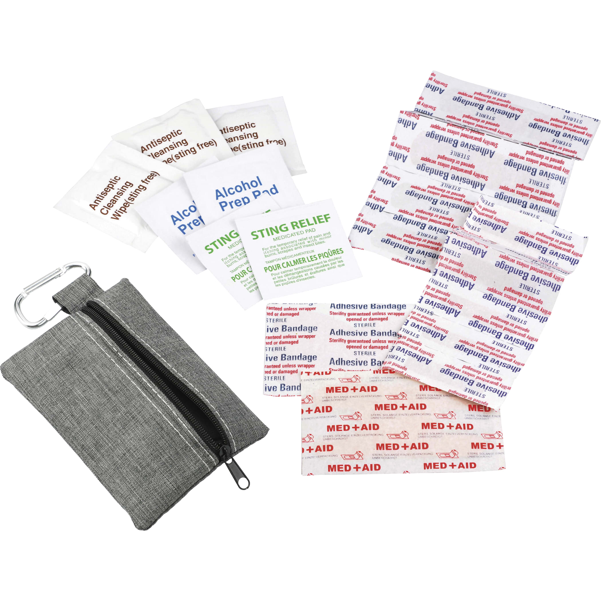 Picture of Zippered 20-Piece First Aid Pouch