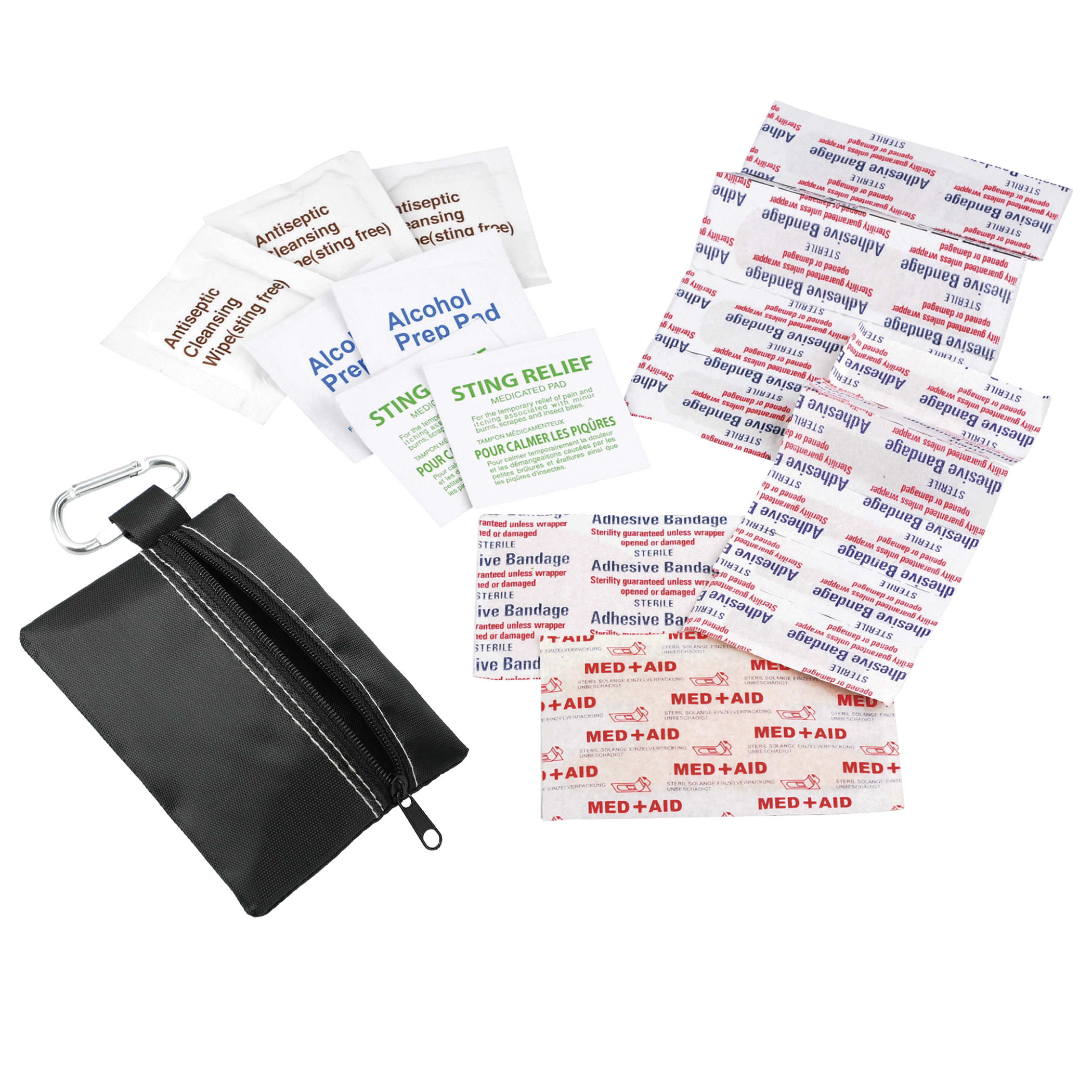 Picture of Zippered 20-Piece First Aid Pouch
