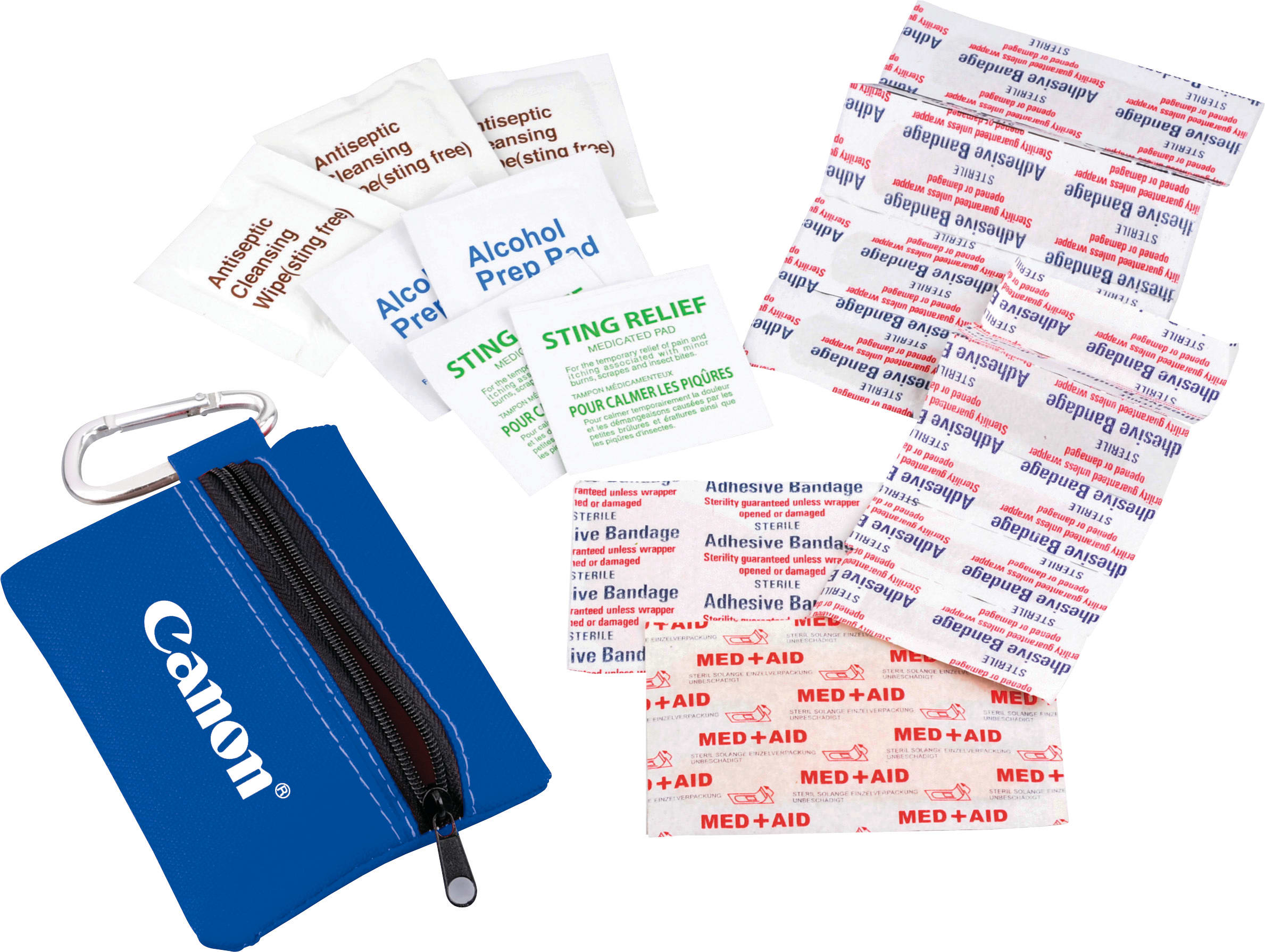 Picture of Zippered 20-Piece First Aid Pouch
