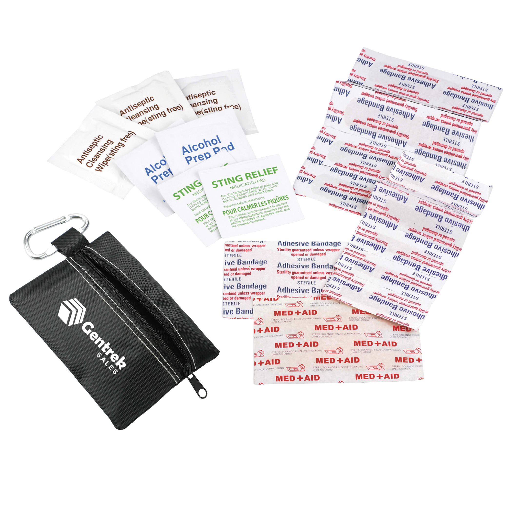 Picture of Zippered 20-Piece First Aid Pouch