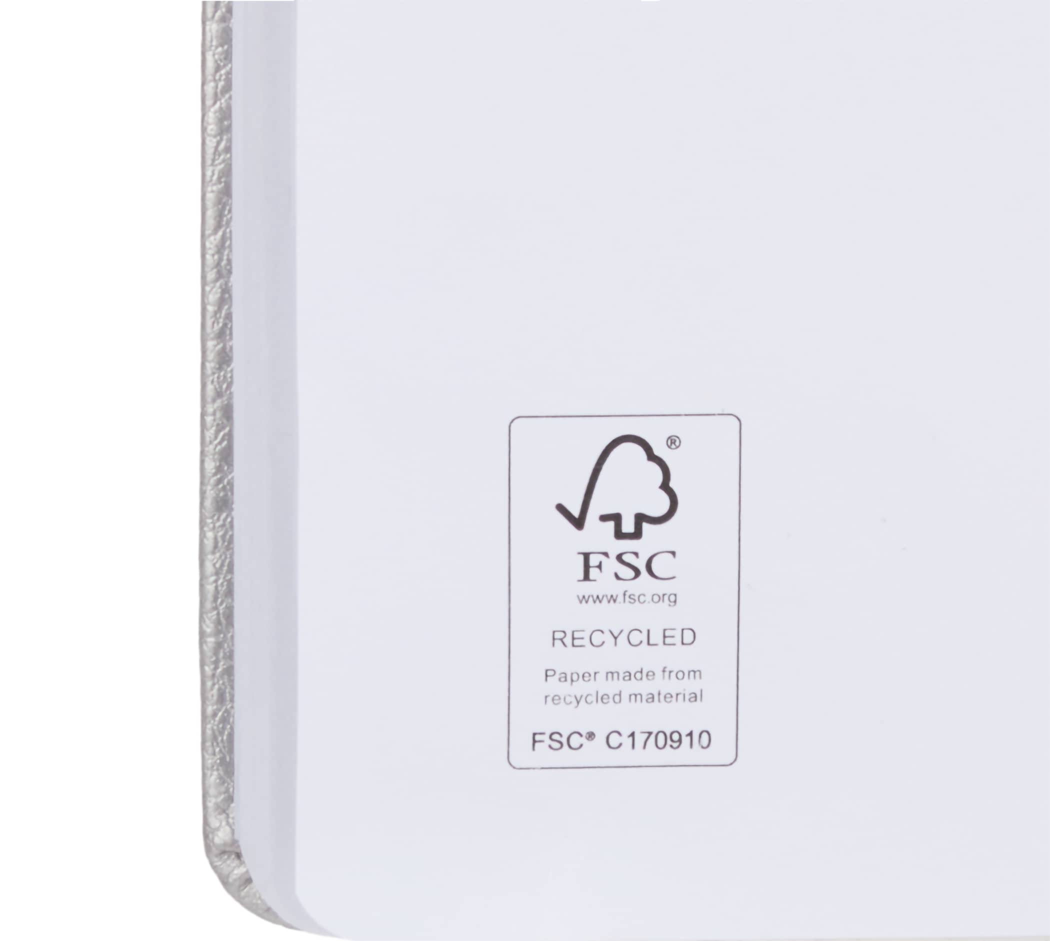 Picture of 5" x 7" FSC® Recycled Pebble Hard Bound Journal