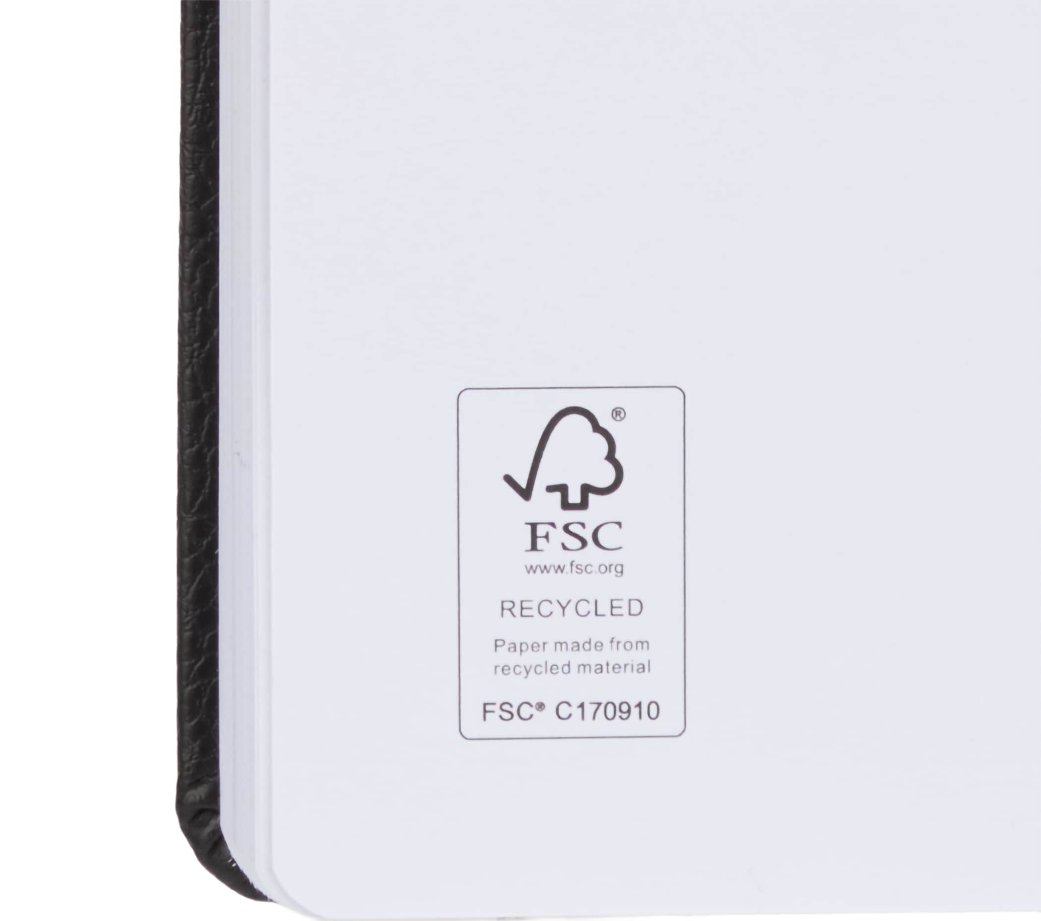 Picture of 5" x 7" FSC® Recycled Pebble Hard Bound Journal