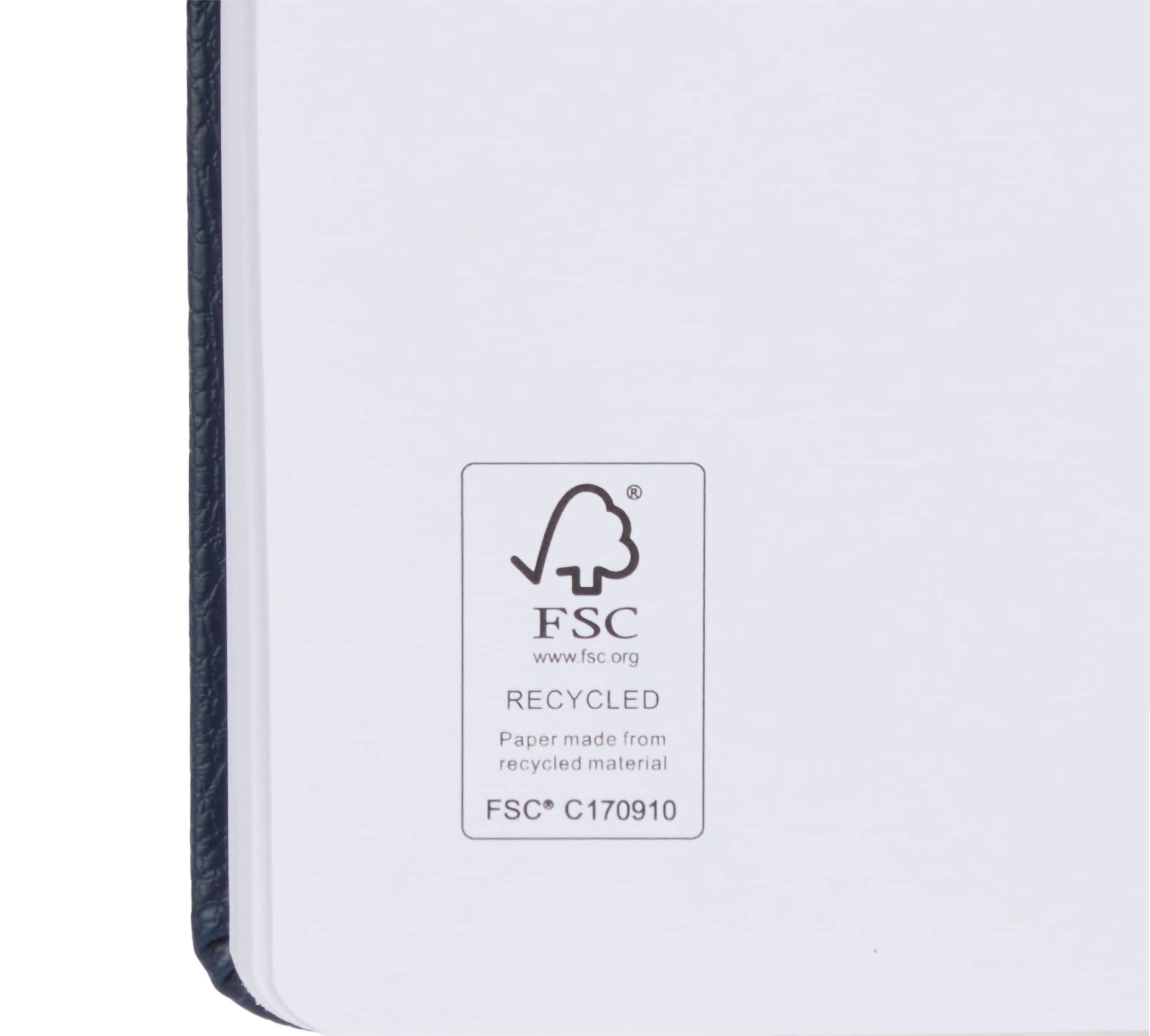 Picture of 5" x 7" FSC® Recycled Pebble Hard Bound Journal