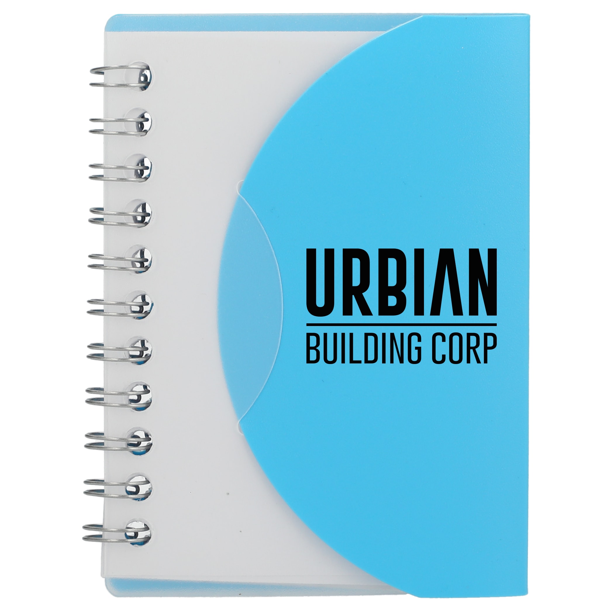 Picture of 3.4'' x 4.5'' FSC® Recycled Post Spiral Notebook