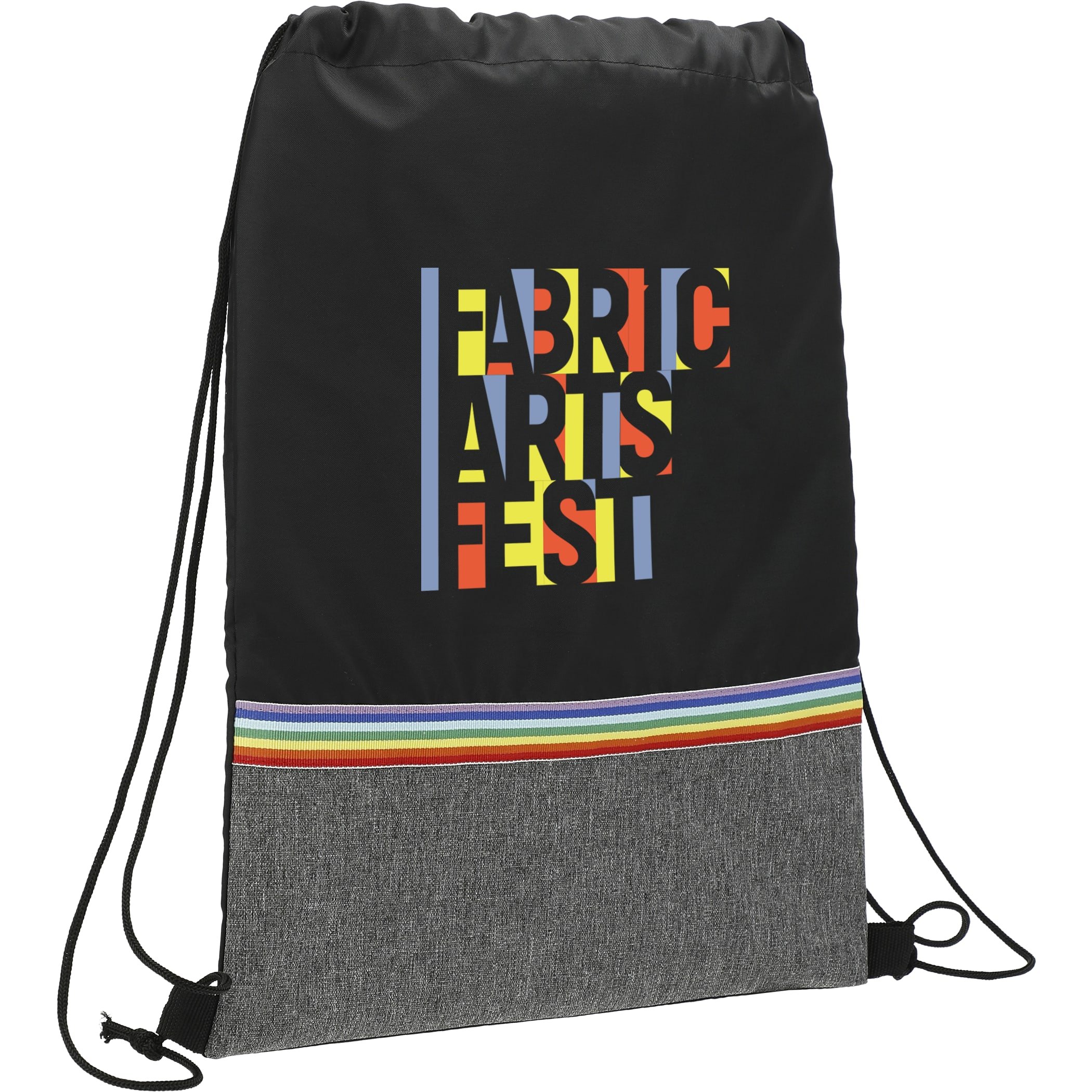 Picture of Rainbow rPET Drawstring Bag