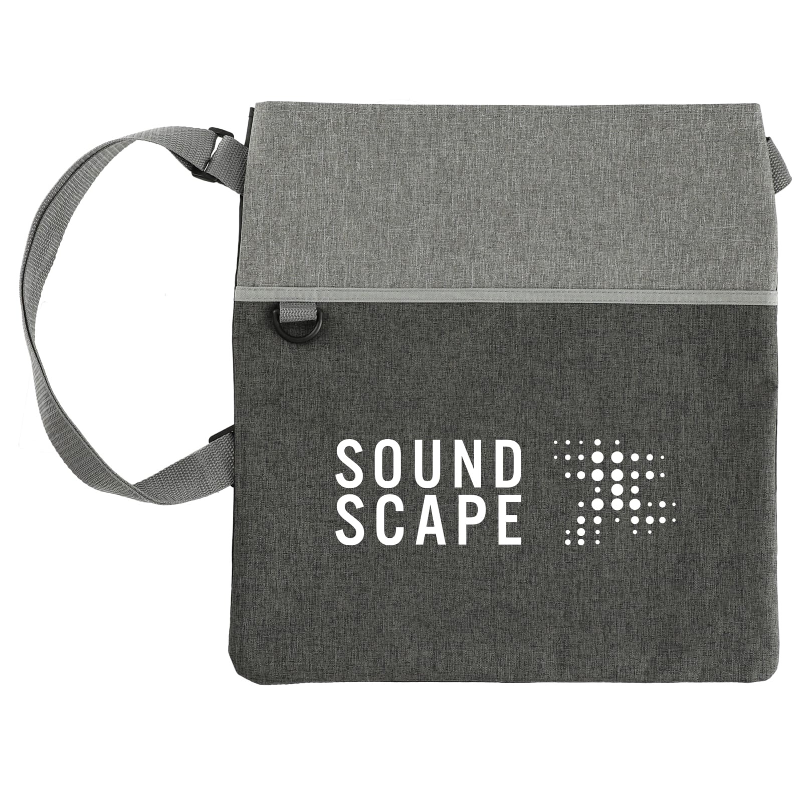 Picture of Double Heather rPET Crossbody Tote