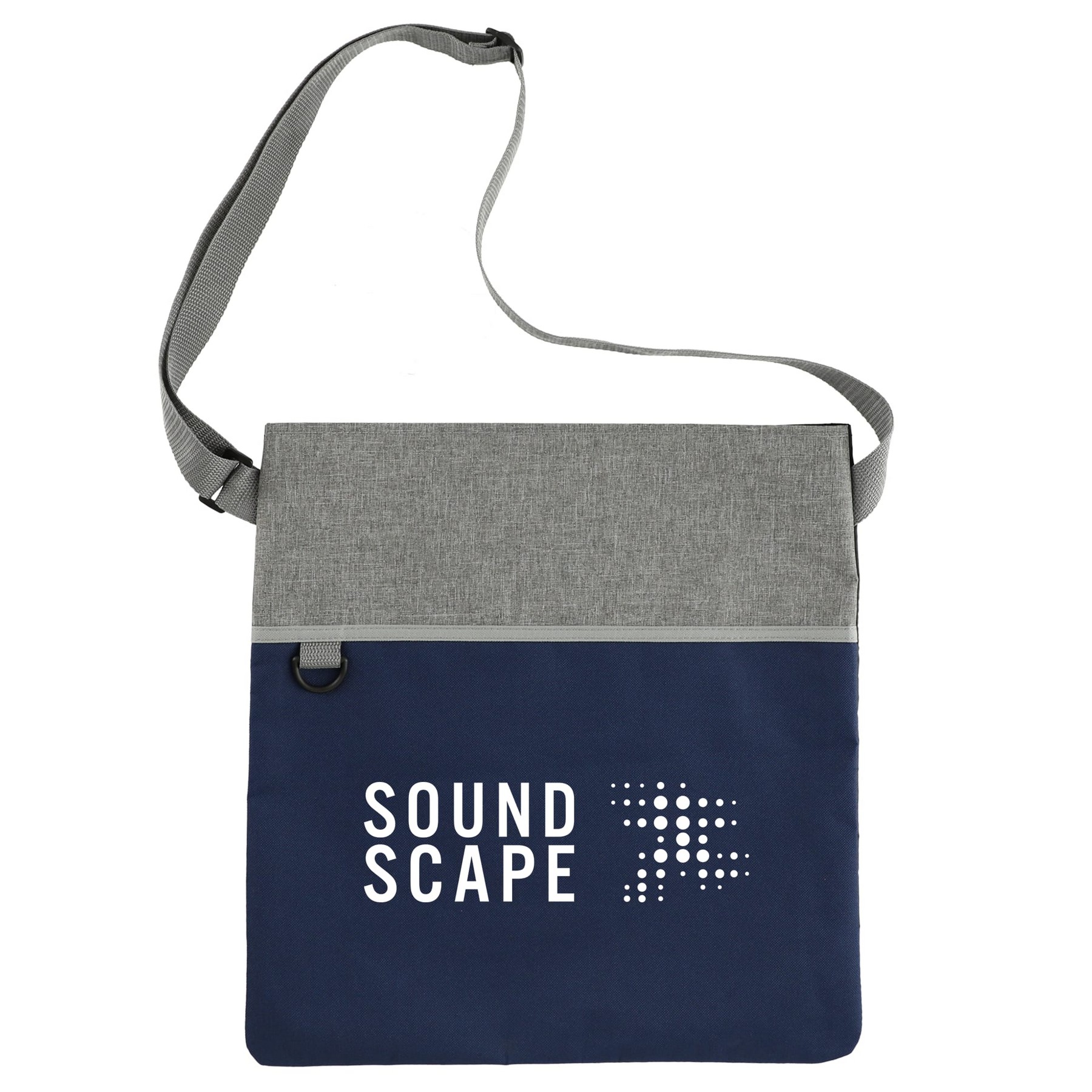 Picture of Double Heather rPET Crossbody Tote