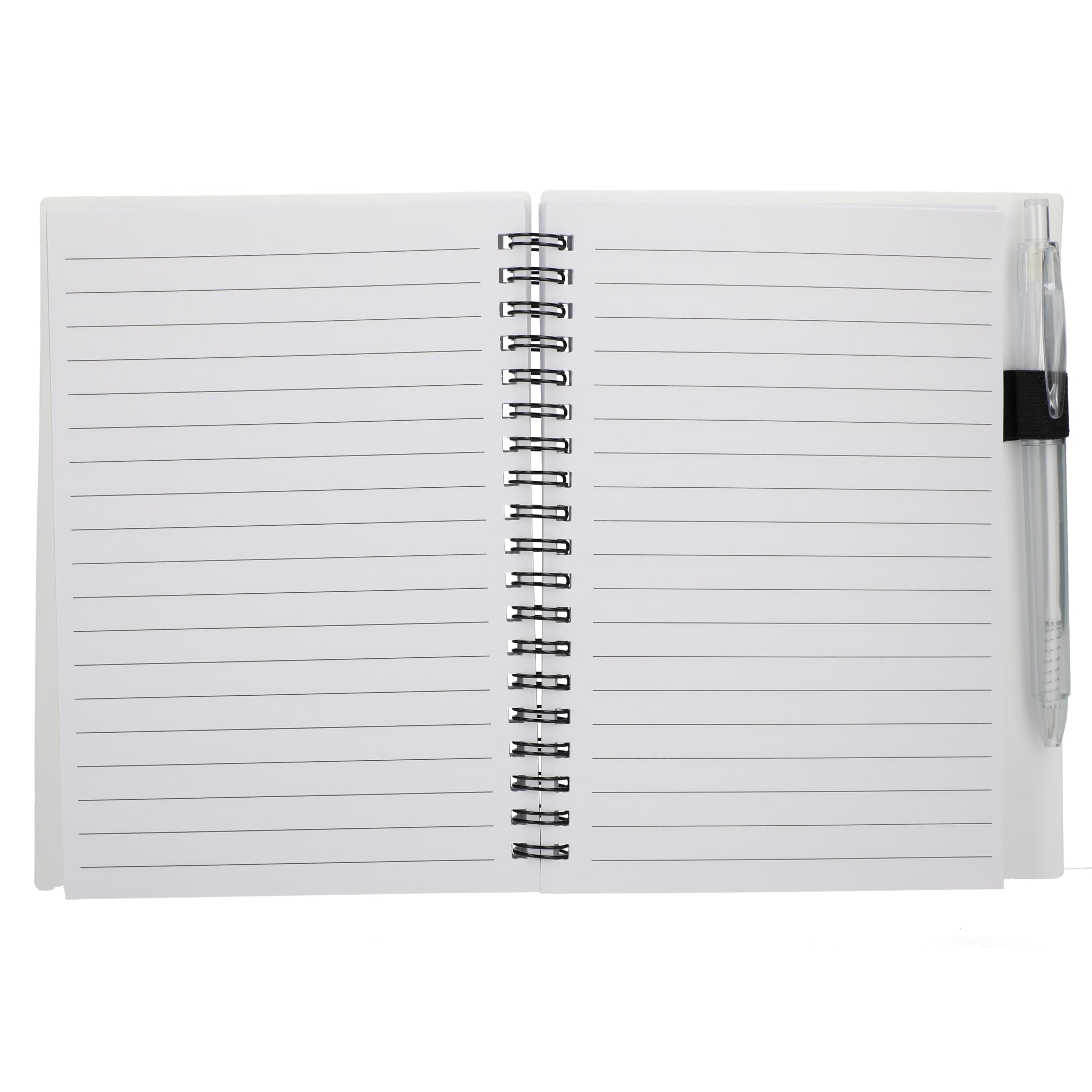 Picture of 5'' x 7'' FSC® Recycled Star Spiral Notebook with Pen