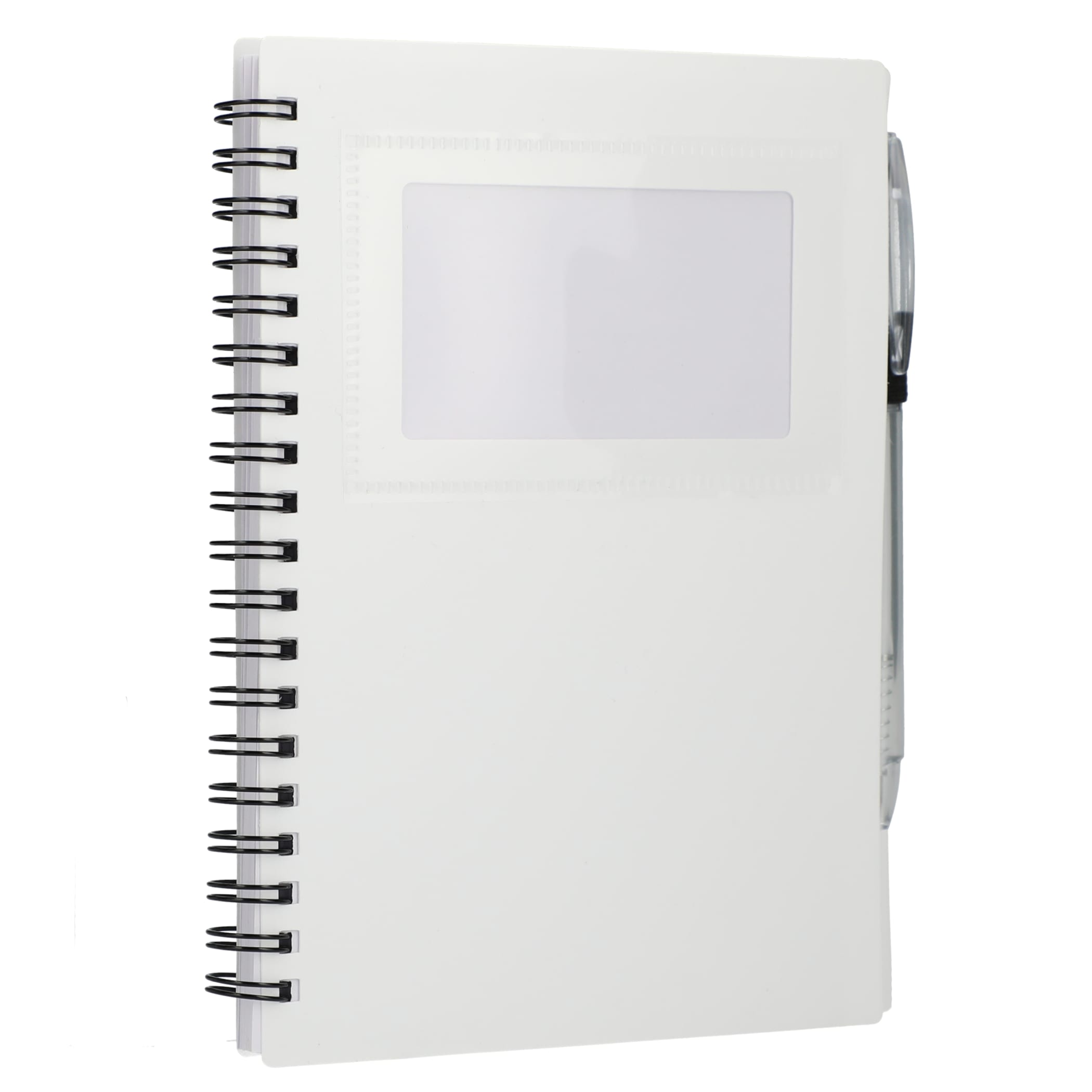Picture of 5'' x 7'' FSC® Recycled Star Spiral Notebook with Pen