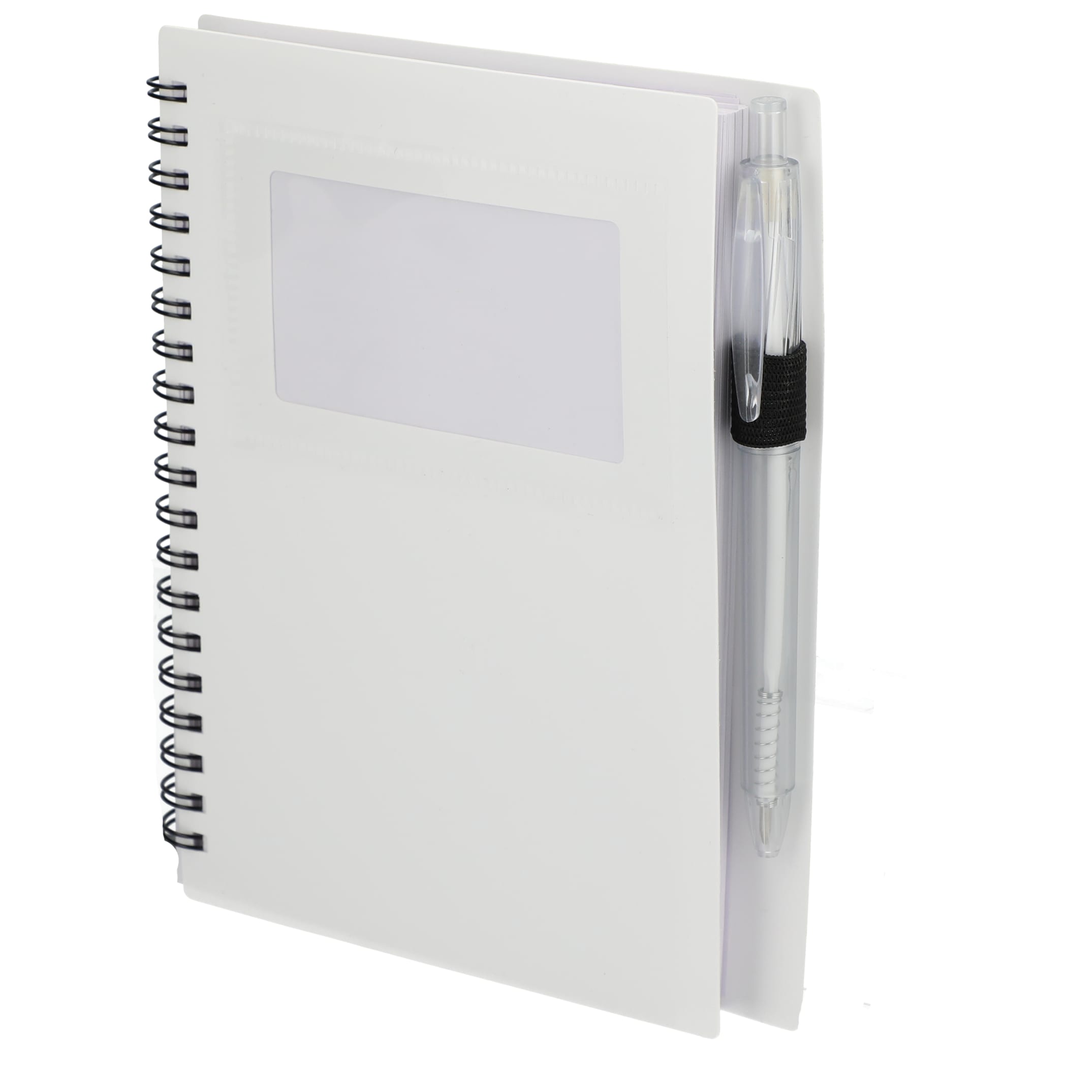 Picture of 5'' x 7'' FSC® Recycled Star Spiral Notebook with Pen