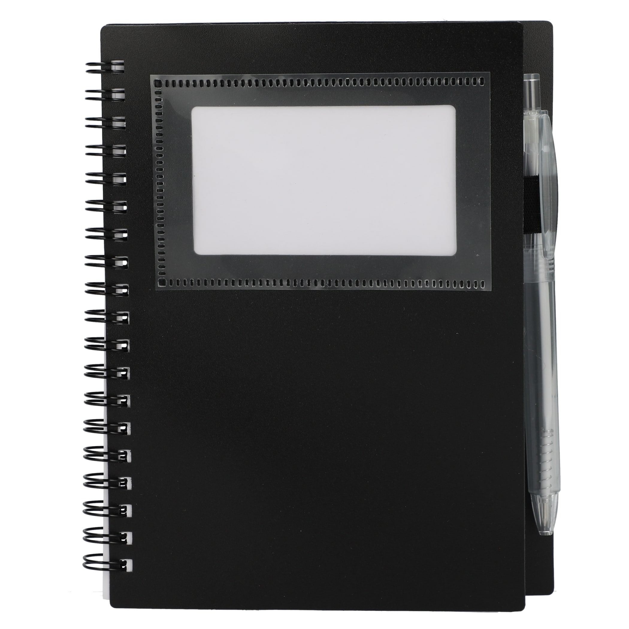 Picture of 5'' x 7'' FSC® Recycled Star Spiral Notebook with Pen