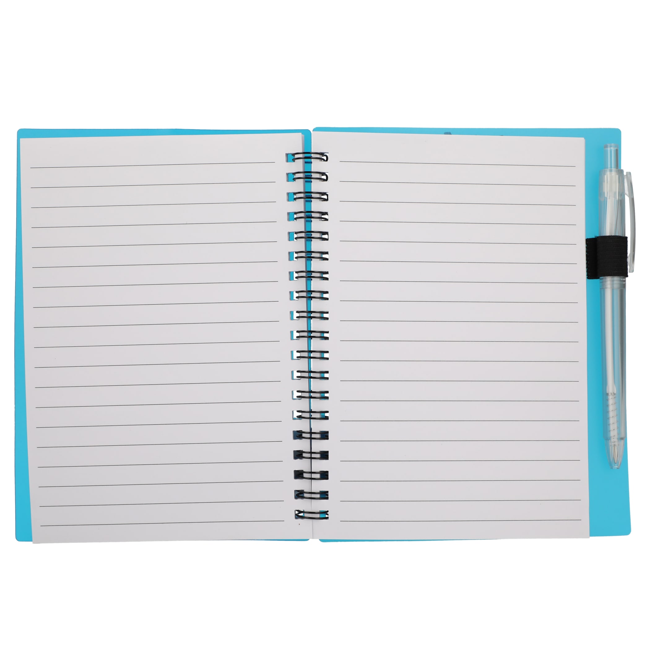 Picture of 5'' x 7'' FSC® Recycled Star Spiral Notebook with Pen