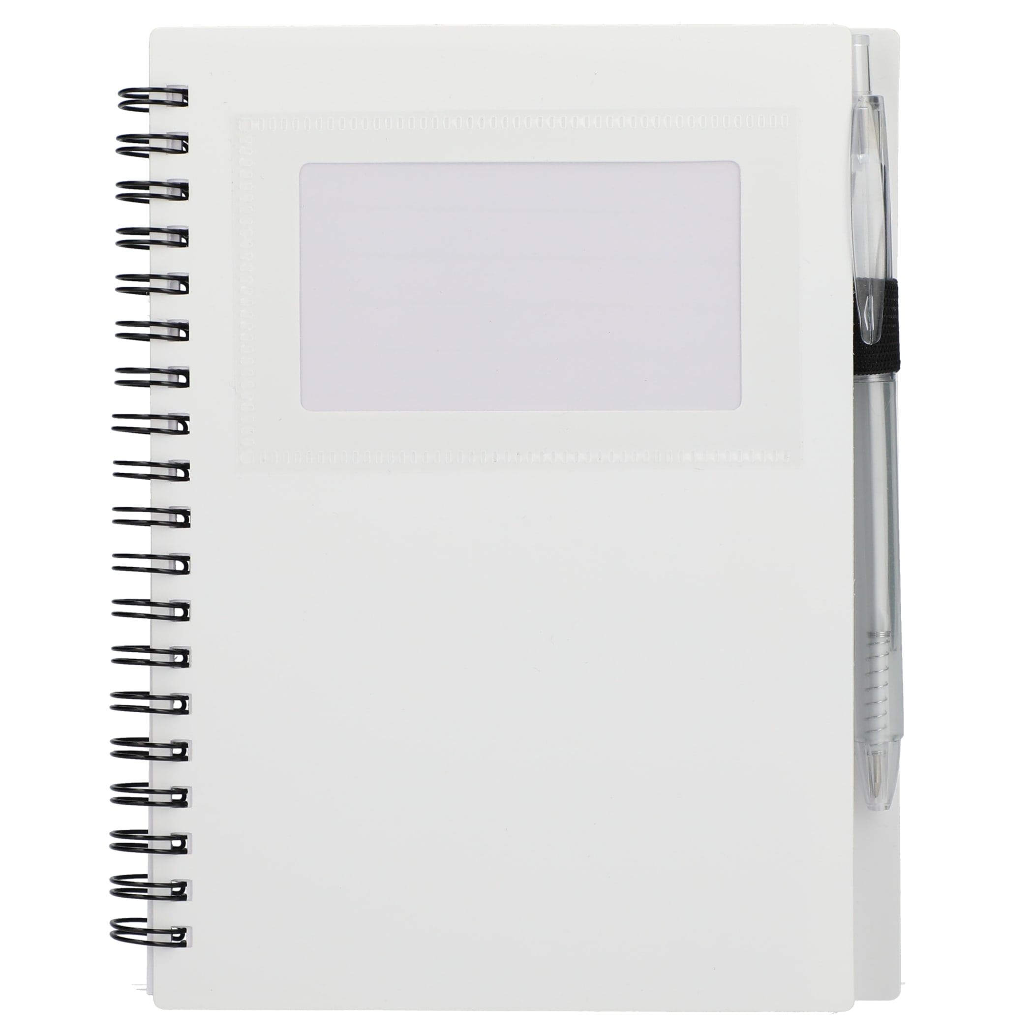 Picture of 5'' x 7'' FSC® Recycled Star Spiral Notebook with Pen