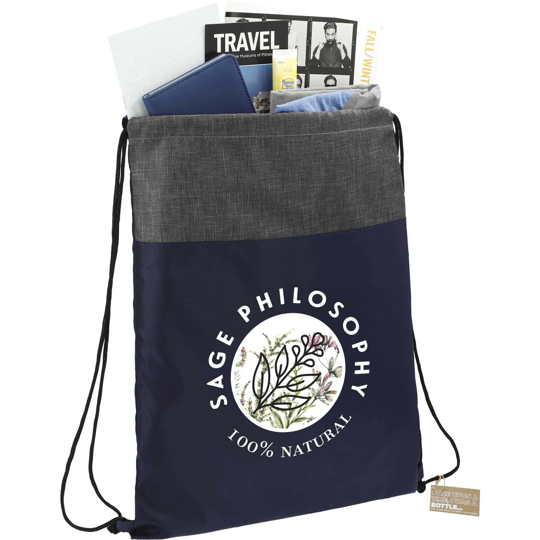 Picture of Ash Recycled Drawstring Bag