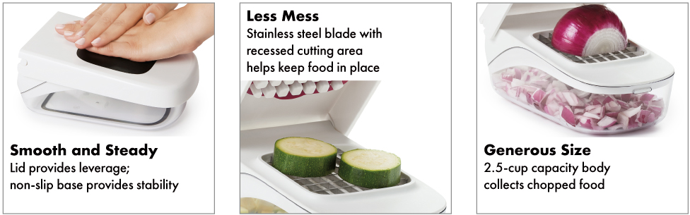 Picture of OXO Good Grips Vegetable Chopper w/ Easy-Pour Open