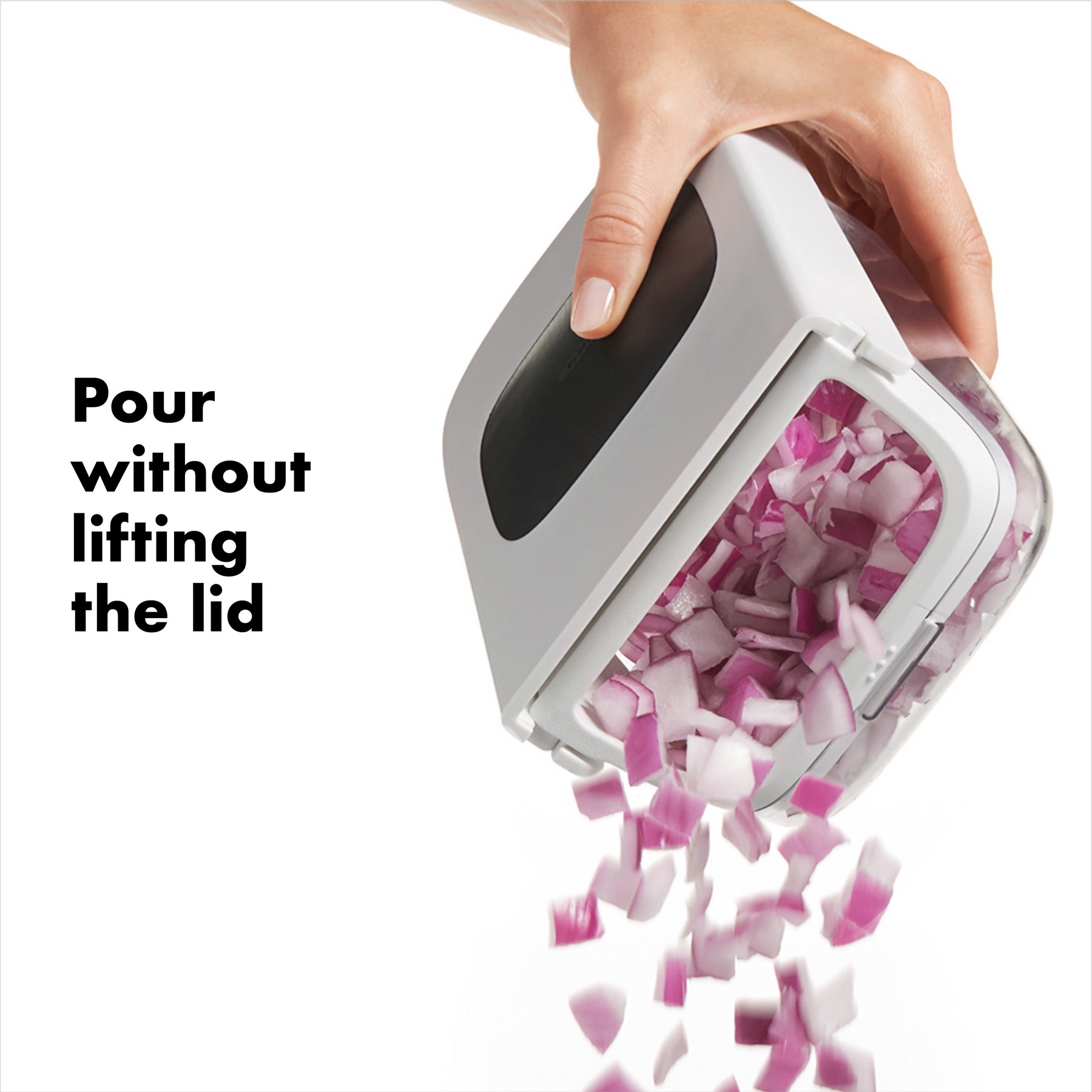 Picture of OXO Good Grips Vegetable Chopper w/ Easy-Pour Open