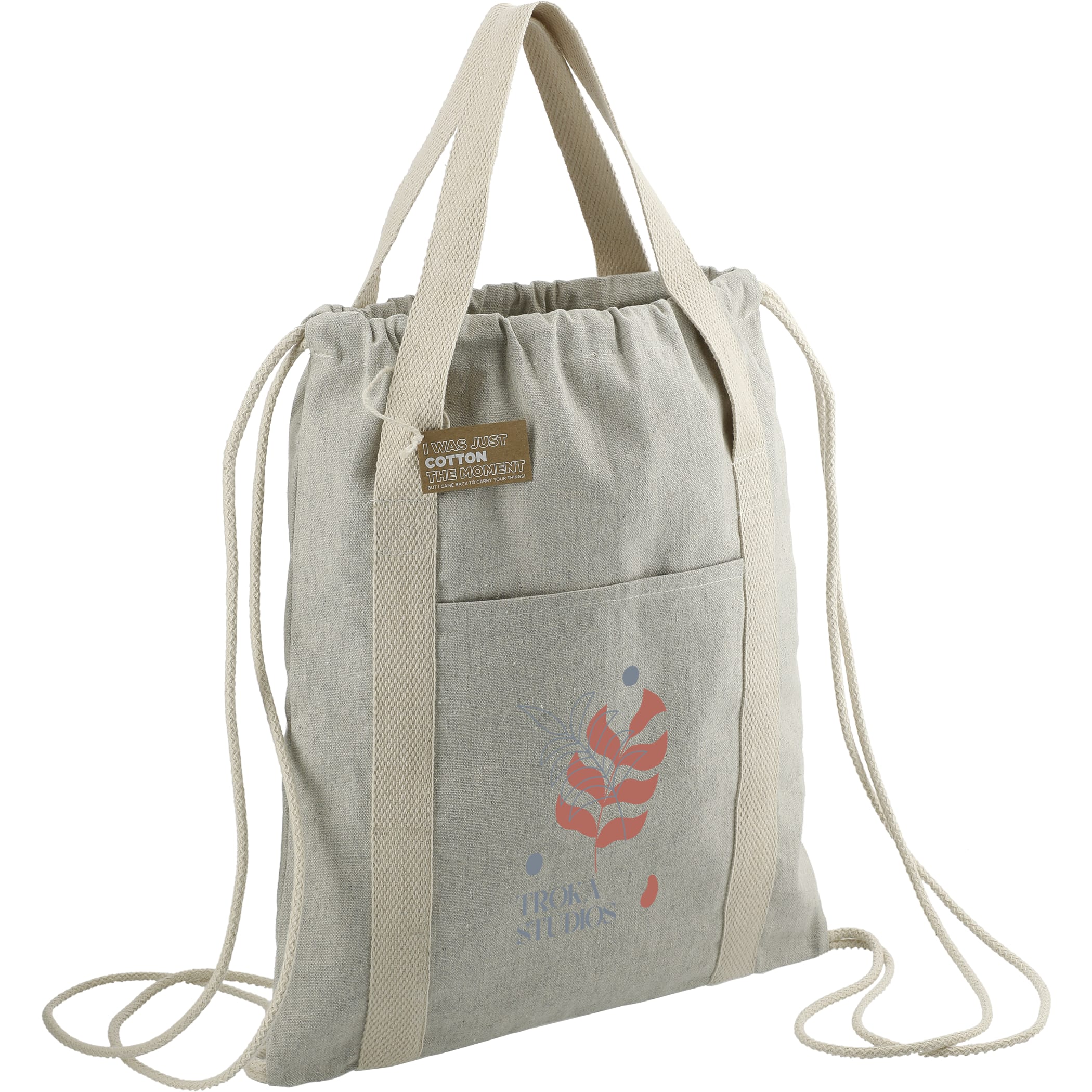 Picture of Repose 5oz Recycled Cotton Drawstring Bag