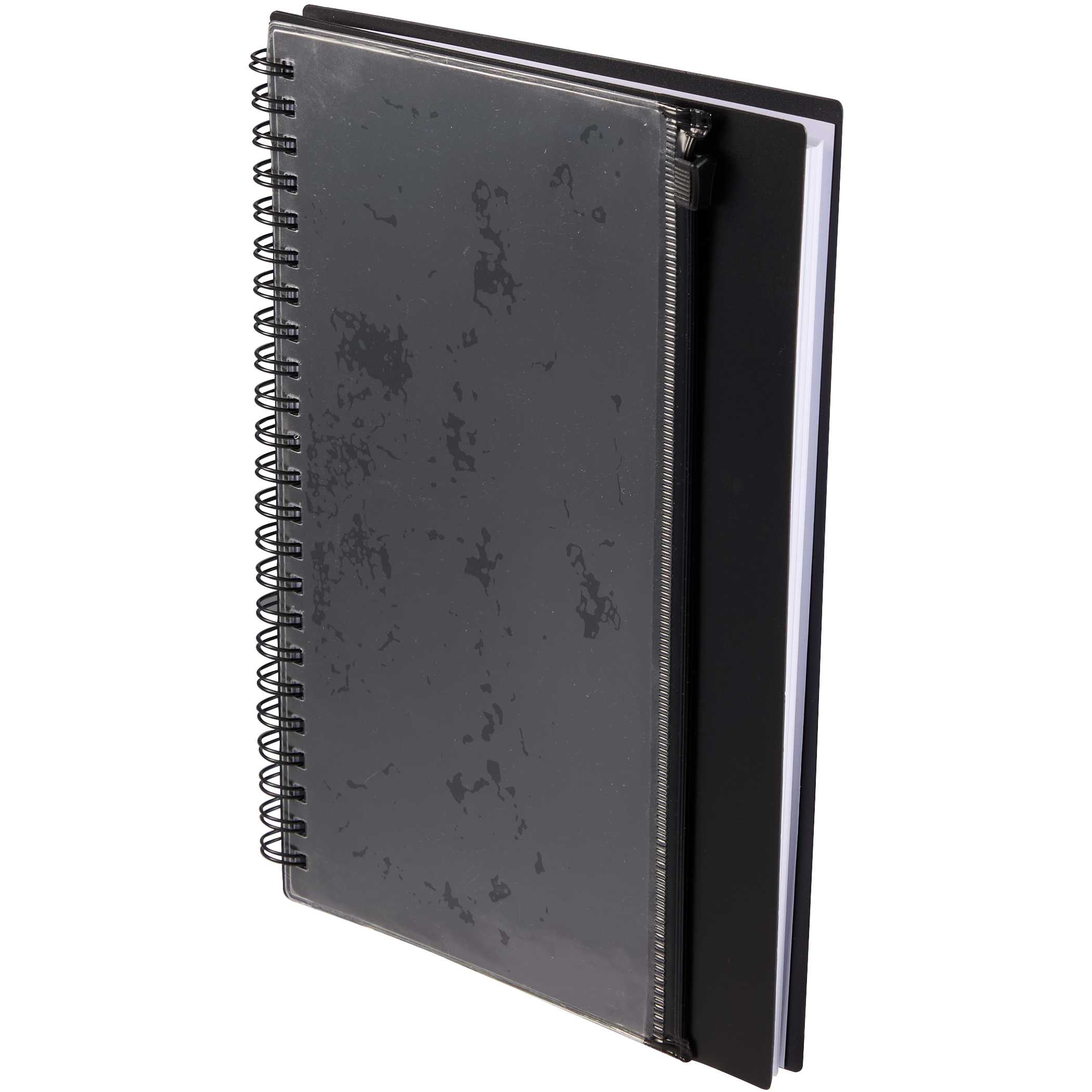 Picture of 5.5'' x 8.5'' Spiral Notebook with Clear Pocket