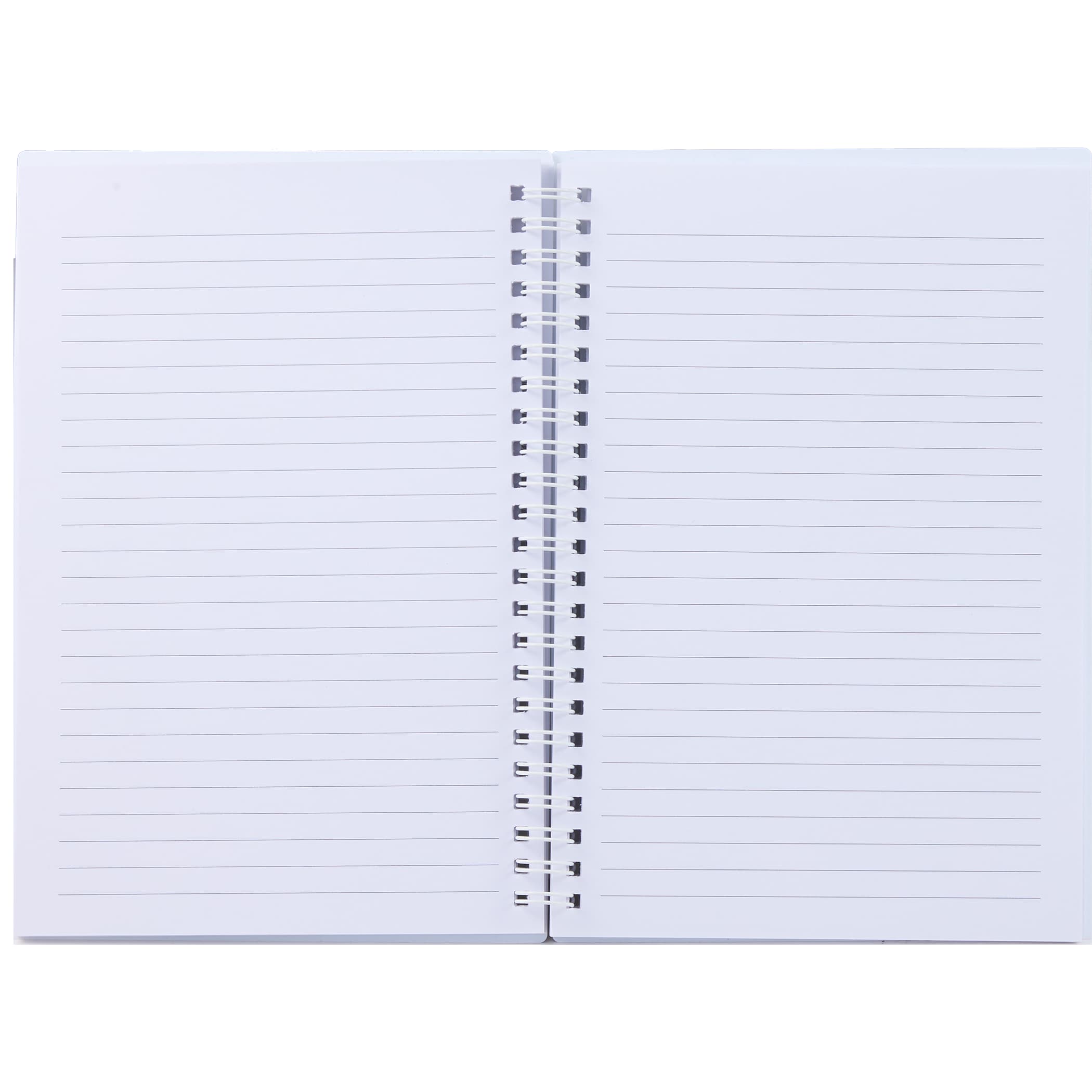 Picture of 5.5'' x 8.5'' Spiral Notebook with Clear Pocket