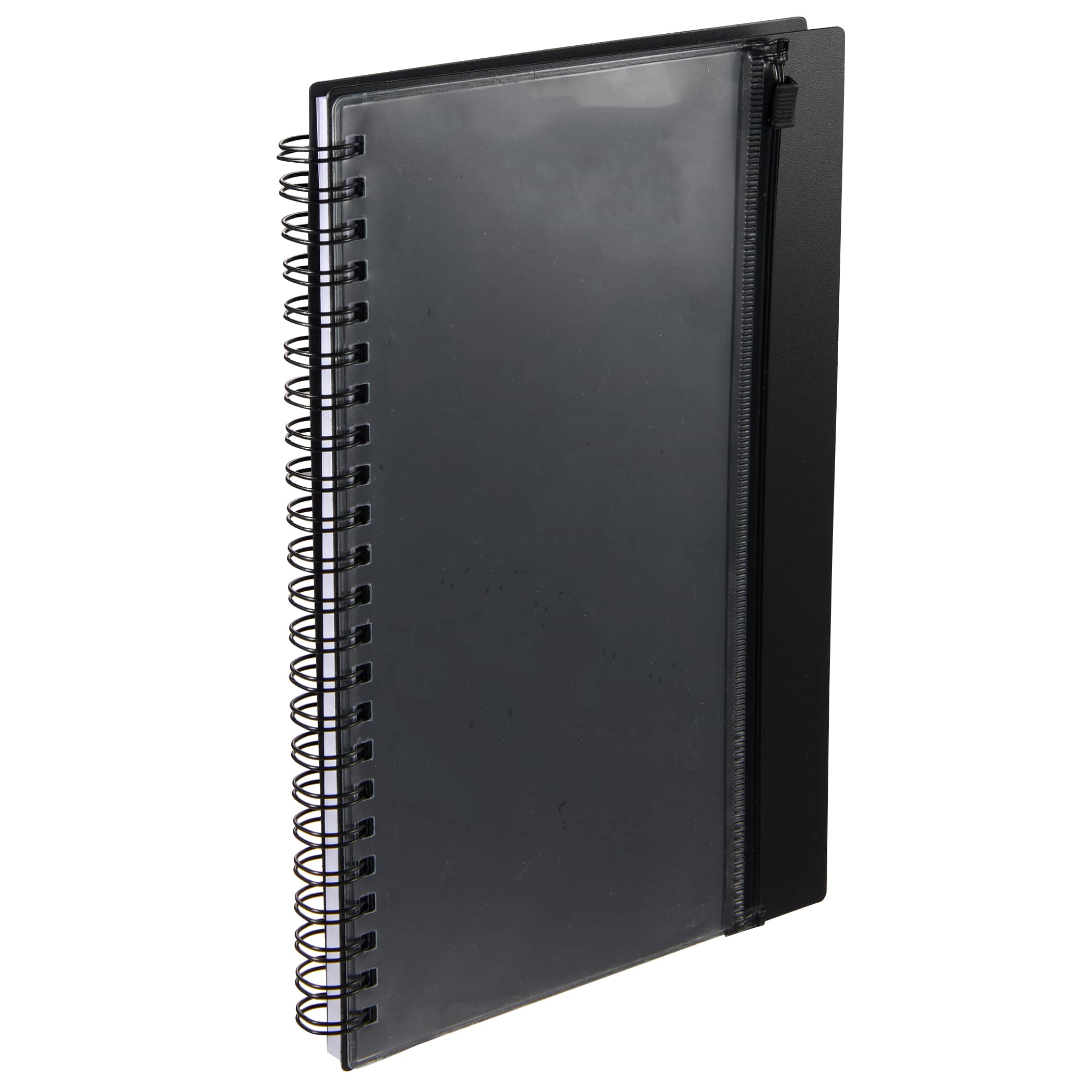 Picture of 5.5'' x 8.5'' Spiral Notebook with Clear Pocket