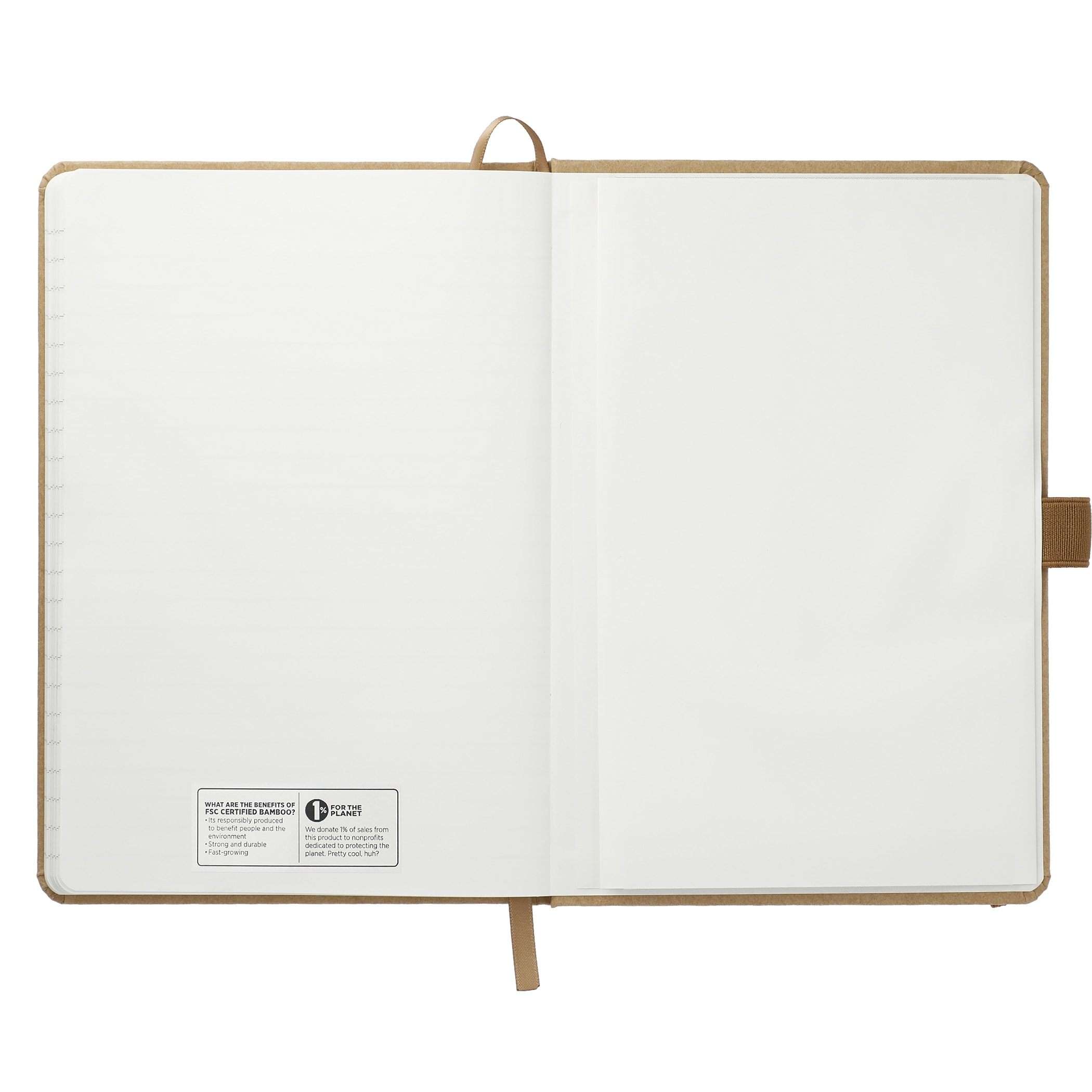 Picture of 5.5'' x 8.5'' Washable Kraft Stone Bound Journal