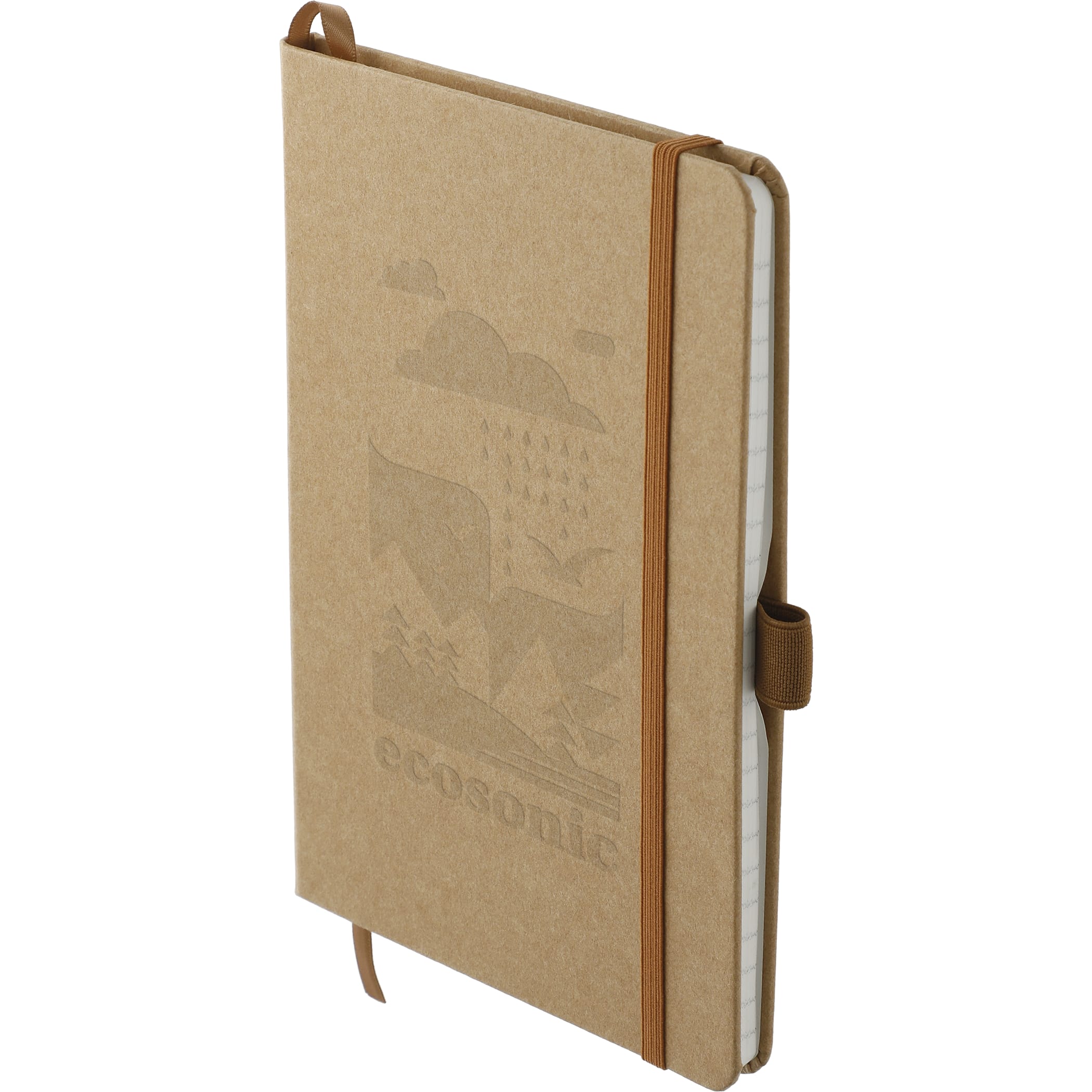 Picture of 5.5'' x 8.5'' Washable Kraft Stone Bound Journal